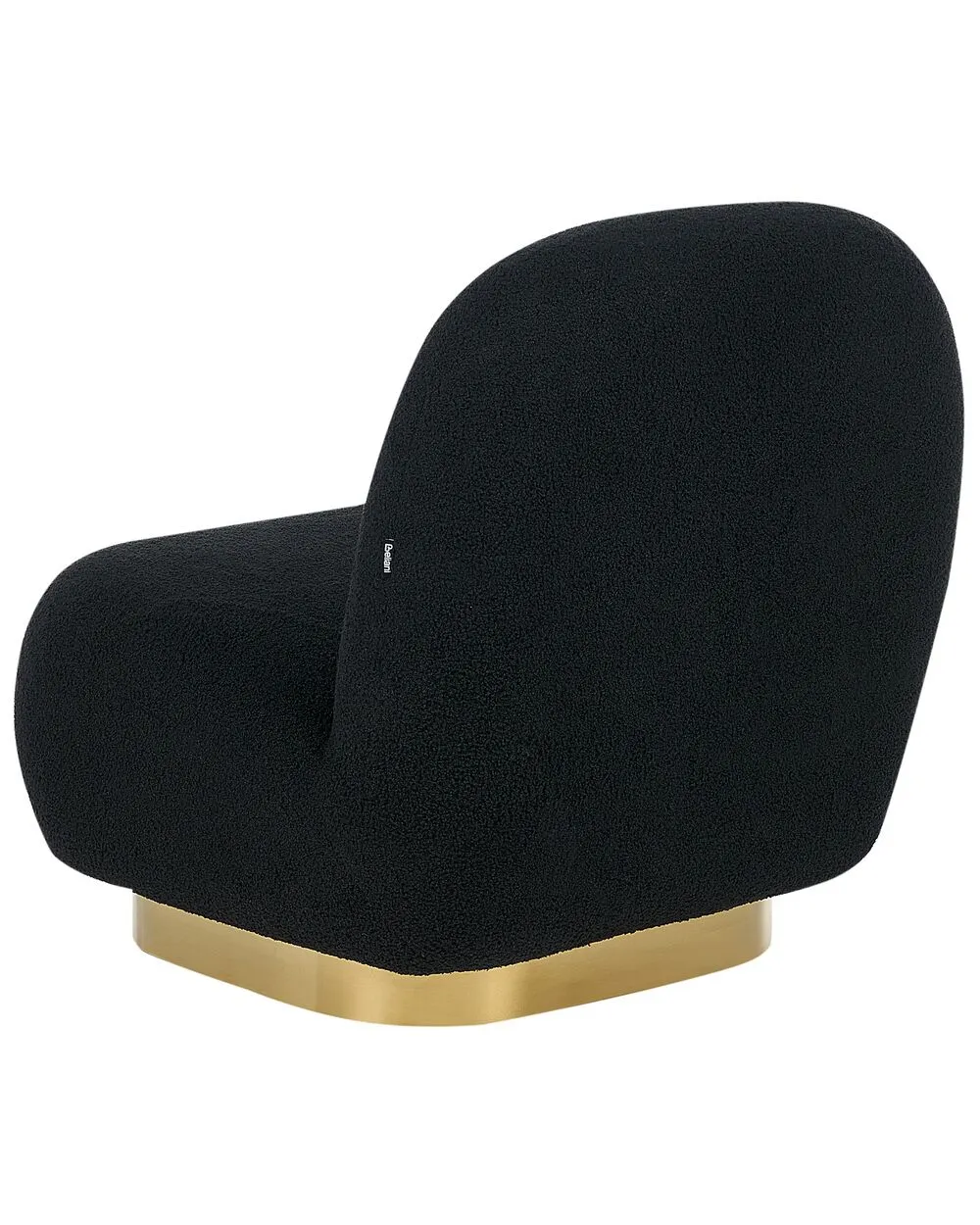 Swivel Armchair LOVIISA Boucle Black