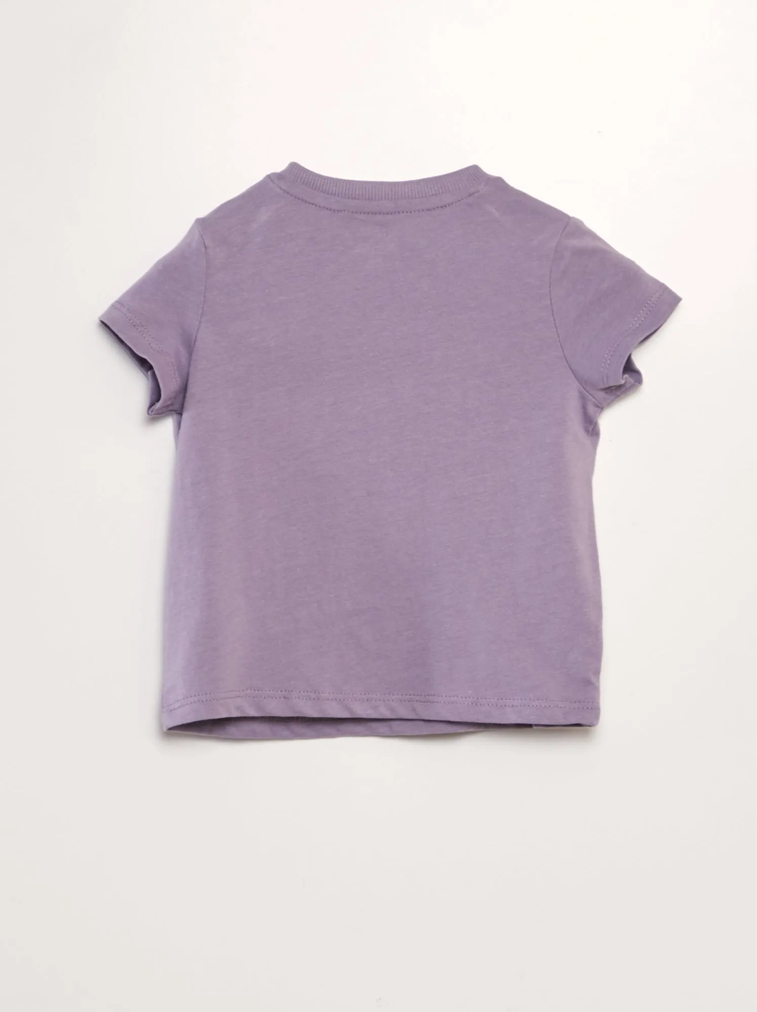 T-shirt a maniche corte con tasche - VIOLA