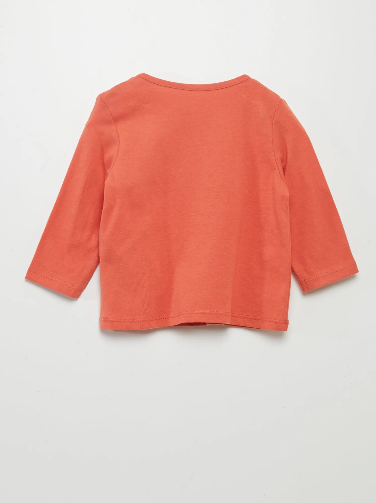 T-shirt con scritta - ROSSO