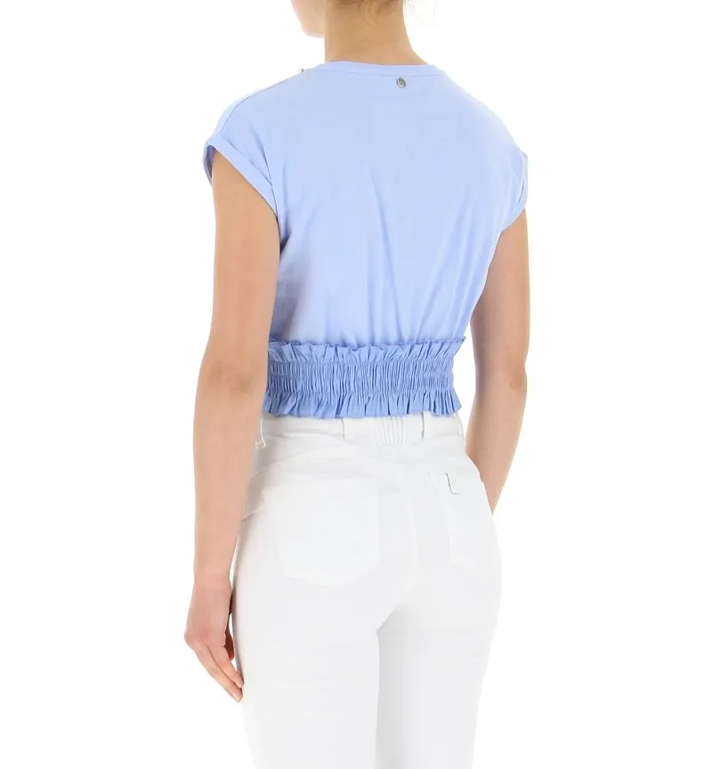 T-shirt con strass