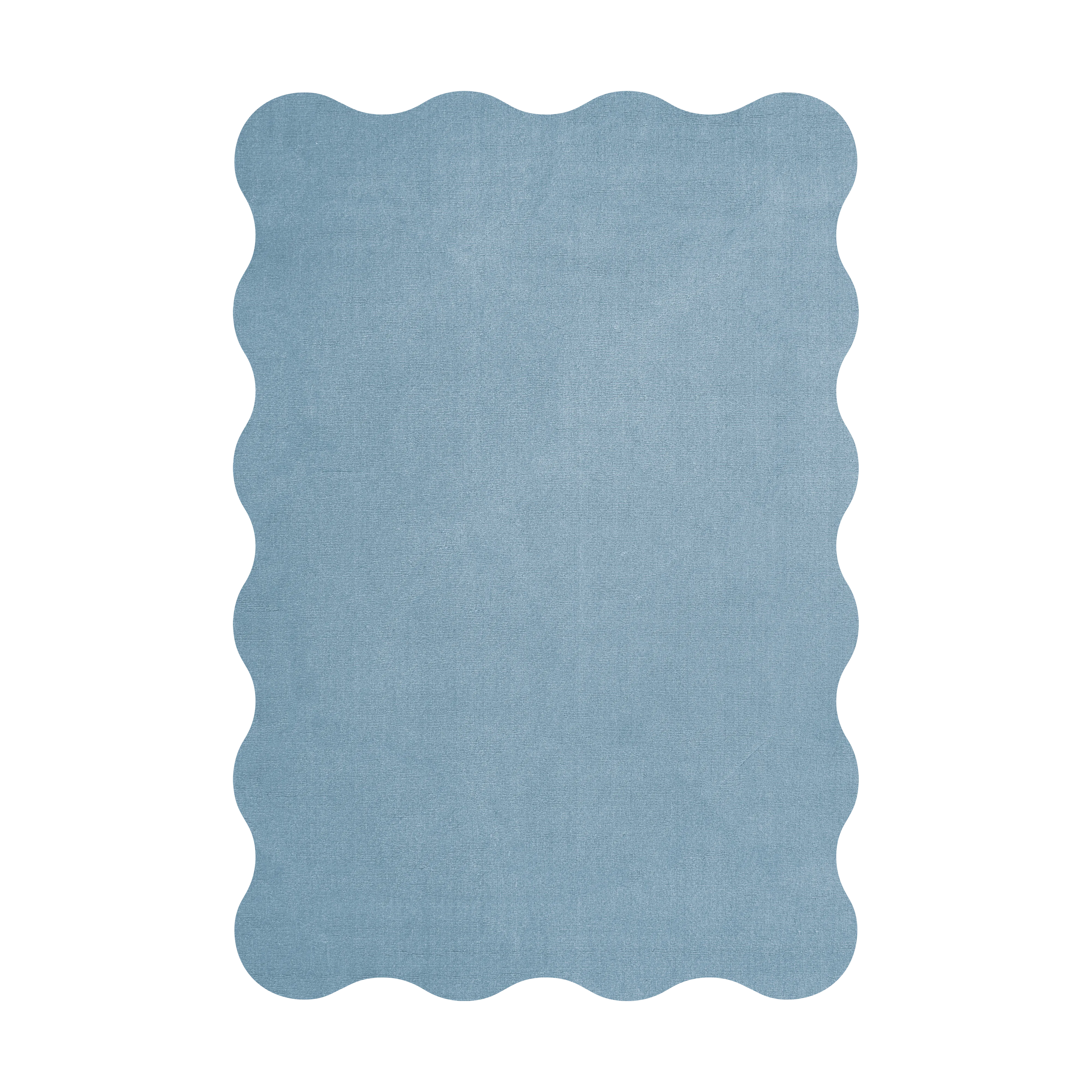 Tappeto in lana Scallop 200x300 cm.jg{font-size:18px}Soft blue