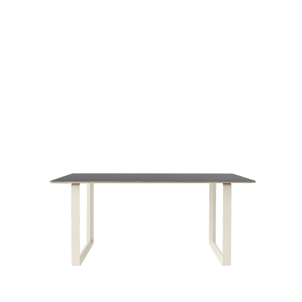 Tavolo da pranzo 70/70, 170x85 cm.jg{font-size:18px}Rovere affumicato massiccio, nero