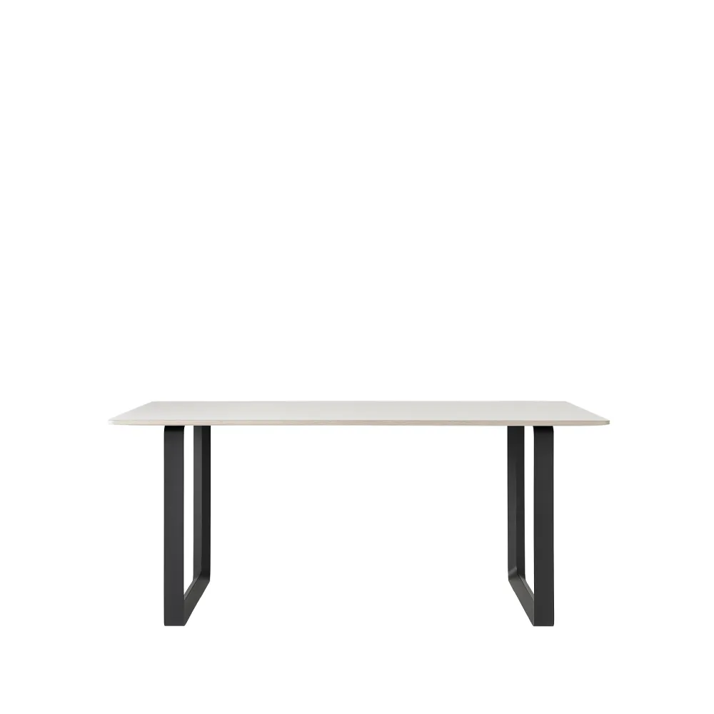 Tavolo da pranzo 70/70, 170x85 cm.jg{font-size:18px}Rovere affumicato massiccio, nero