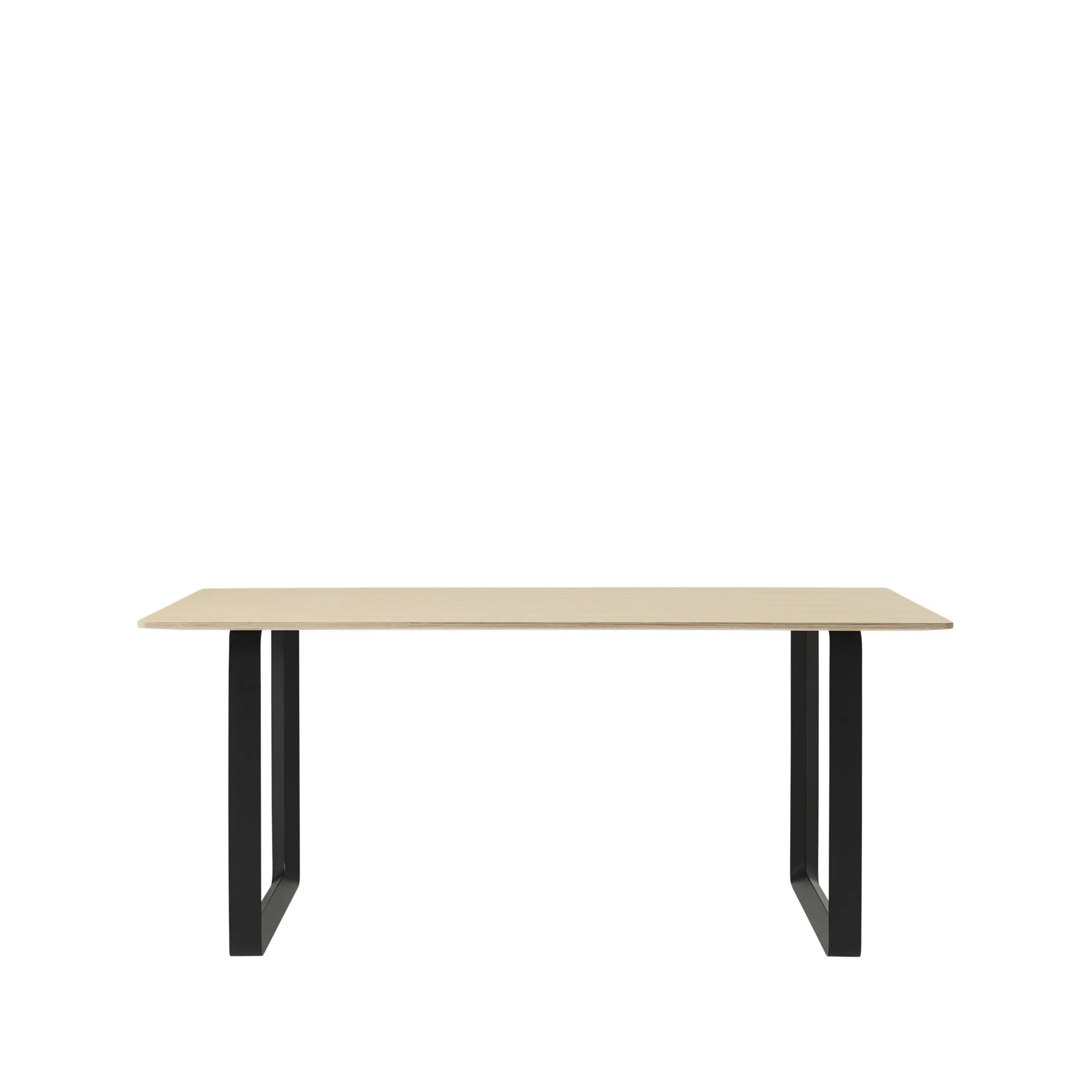 Tavolo da pranzo 70/70, 170x85 cm.jg{font-size:18px}Rovere affumicato massiccio, nero