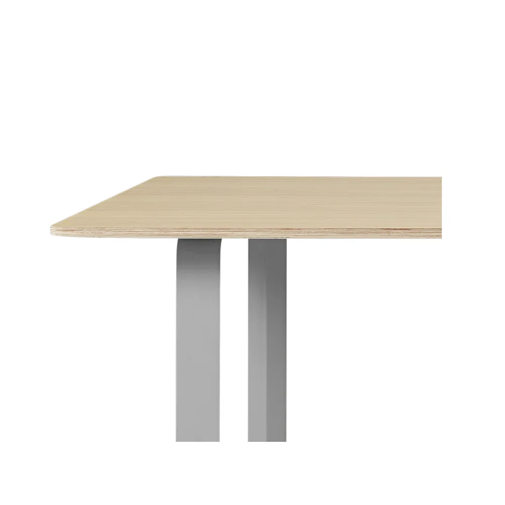 Tavolo da pranzo 70/70, 170x85 cm.jg{font-size:18px}Rovere affumicato massiccio, nero
