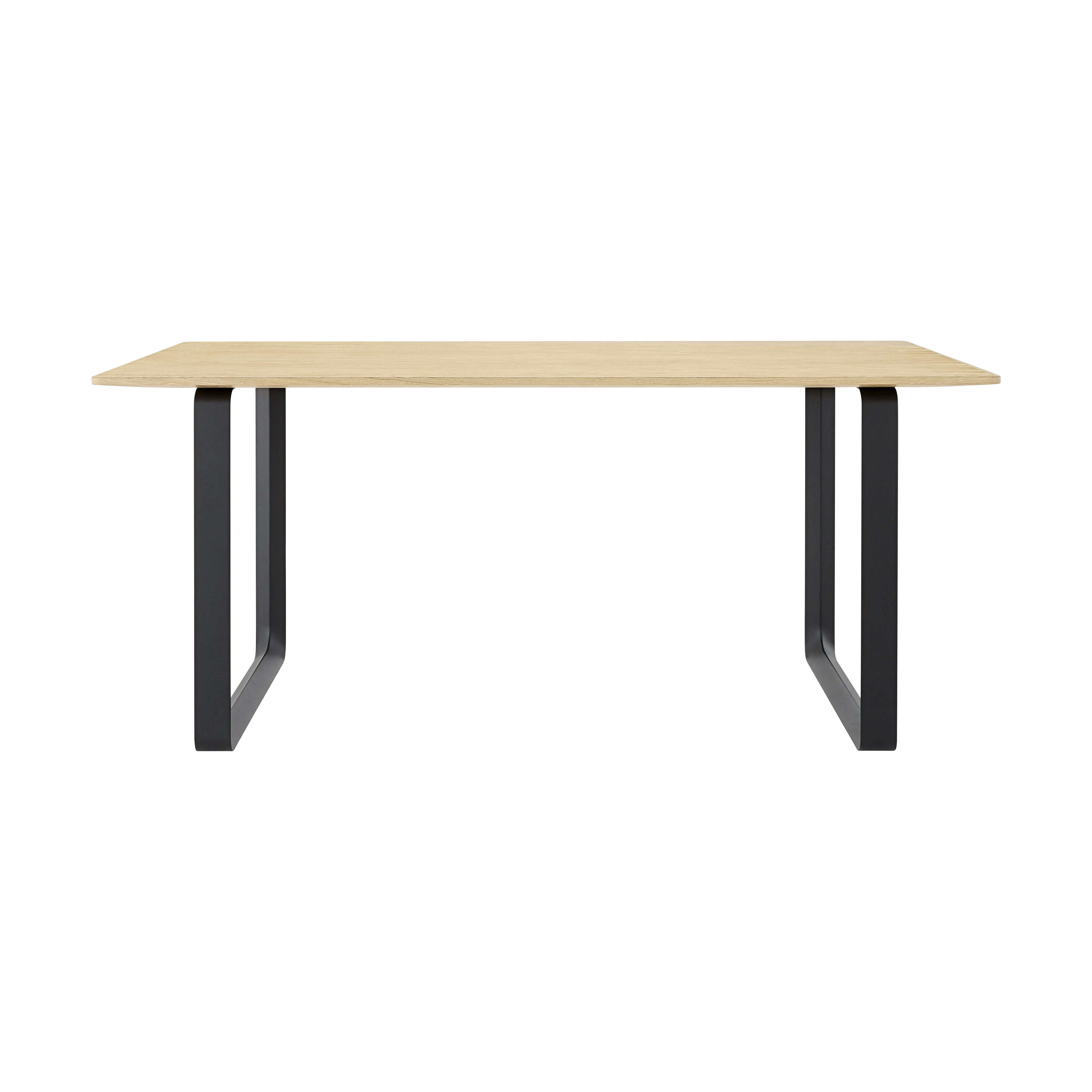 Tavolo da pranzo 70/70, 170x85 cm.jg{font-size:18px}Rovere affumicato massiccio, nero