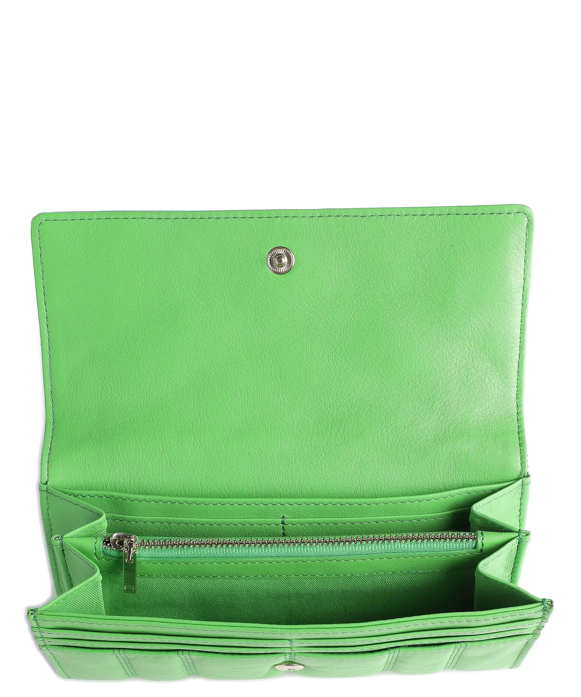  Ted Baker Ayve Portafoglio morbida pelle bovina verde  