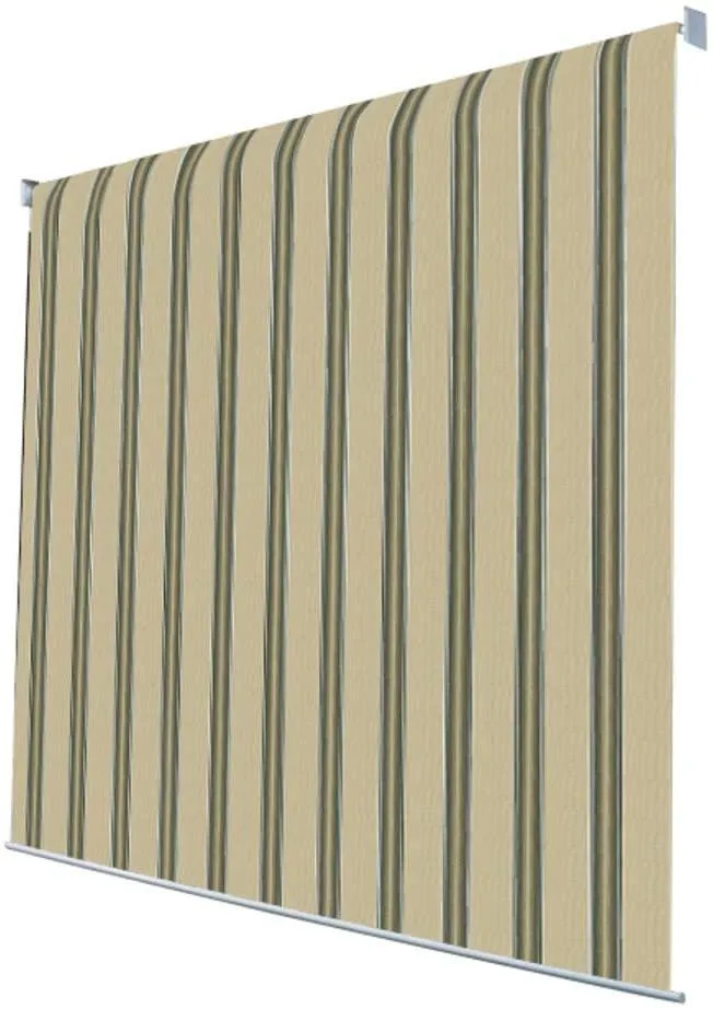 Tenda a caduta Mykonos 1.5x2.5 Beige e Verde 822/3 