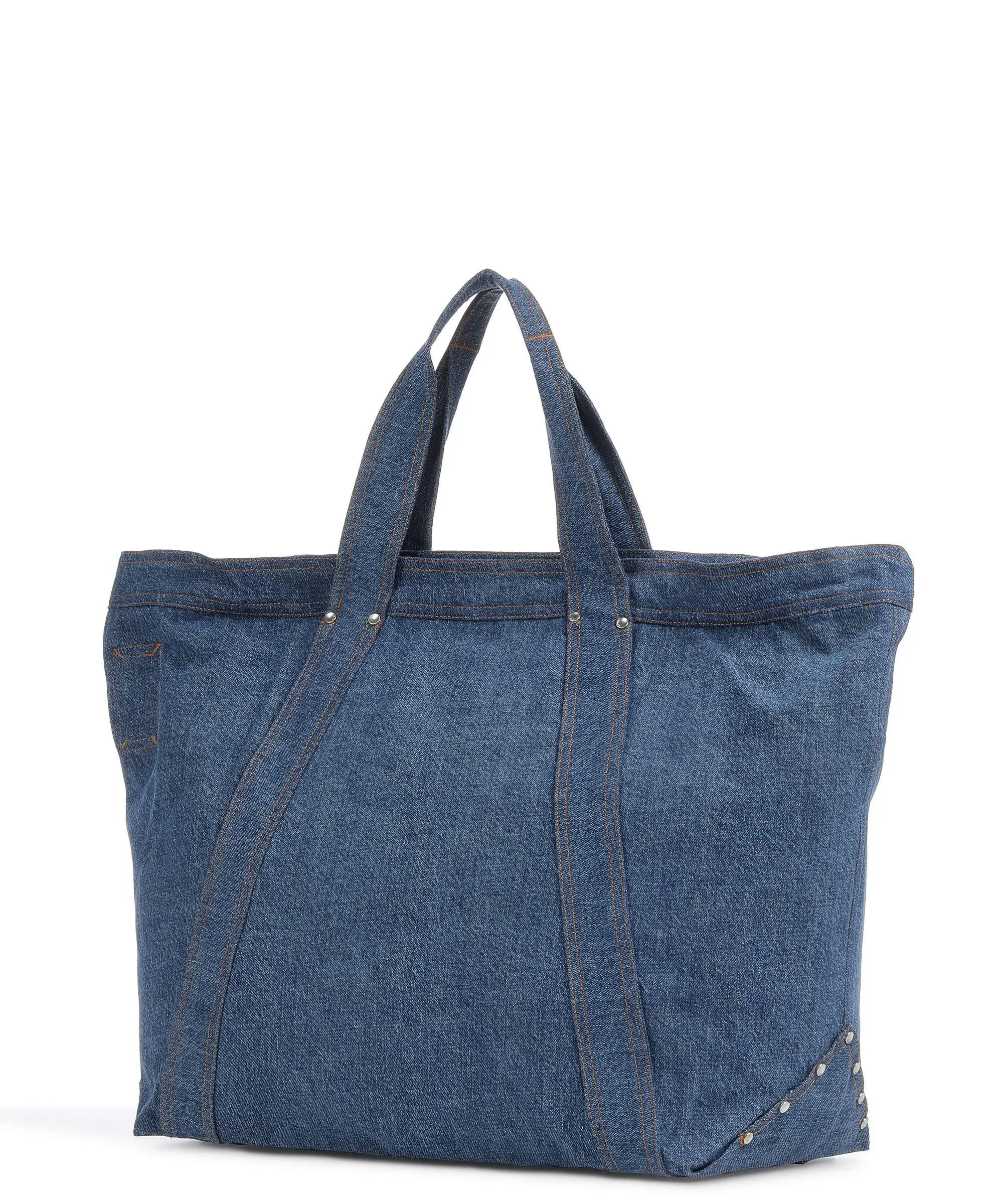  Tiger of Sweden Barte Borsa shopper cotone blu  