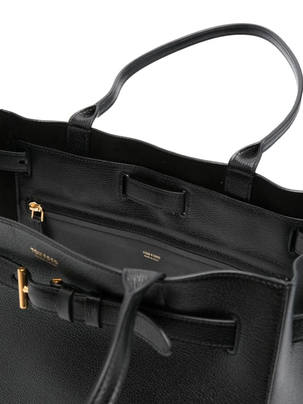 TOM FORD GRAIN LEATHER LARGE TOTE
