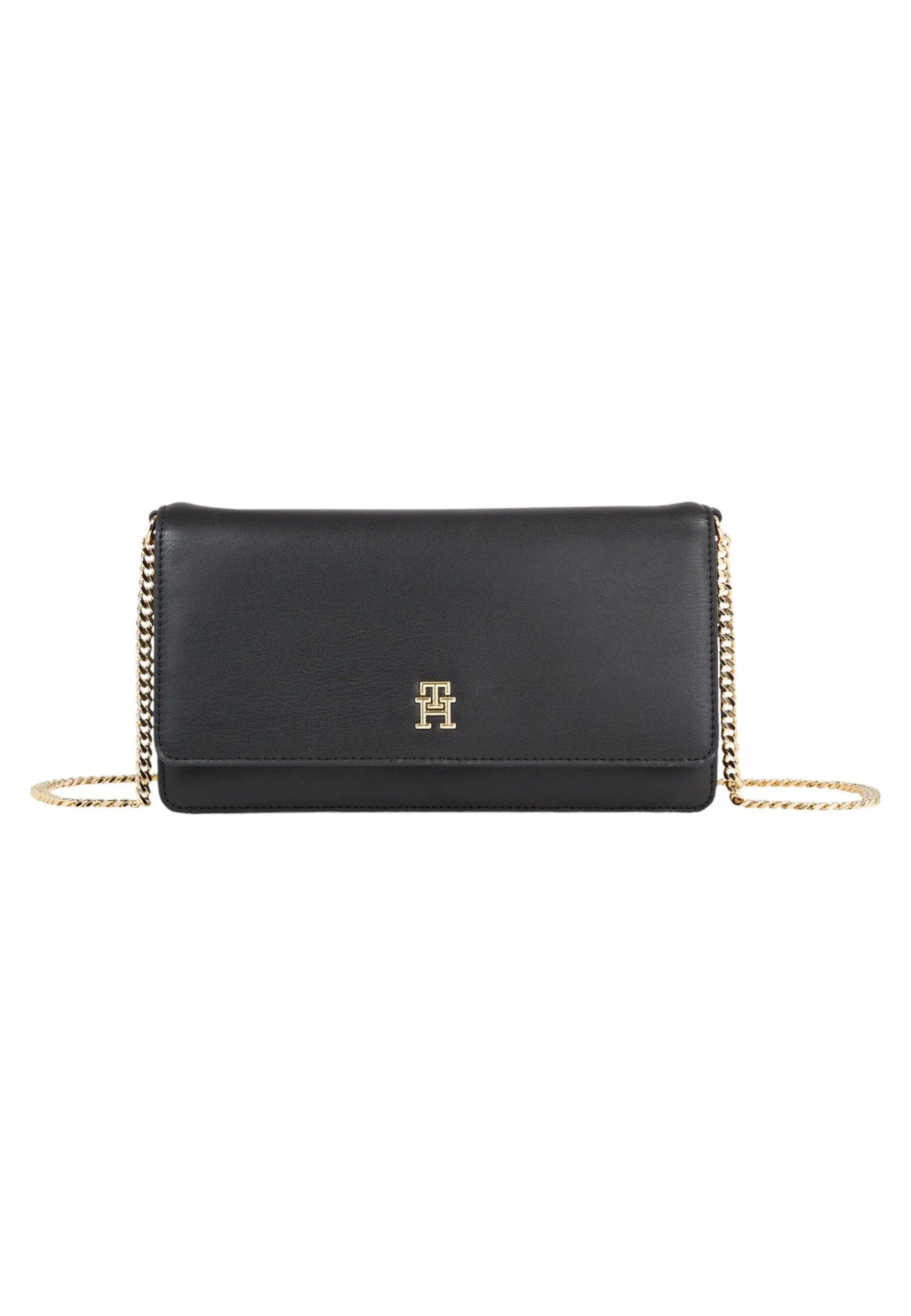 TOMMT HILFIGER Refined Borsa Tracolla Donna Black AW0AW16109