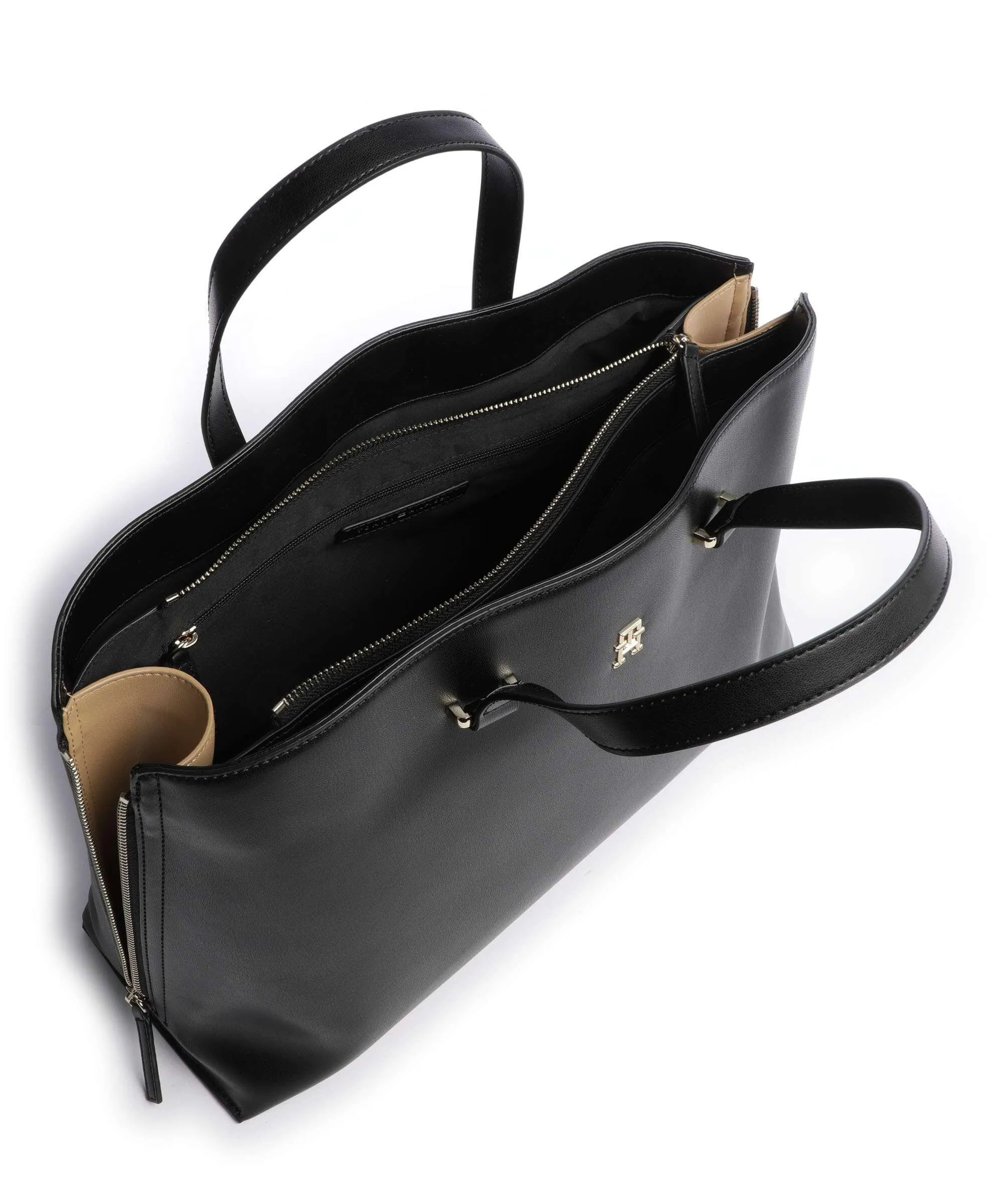  Tommy Hilfiger TH Modern Borsa a mano pelle sintetica nero  
