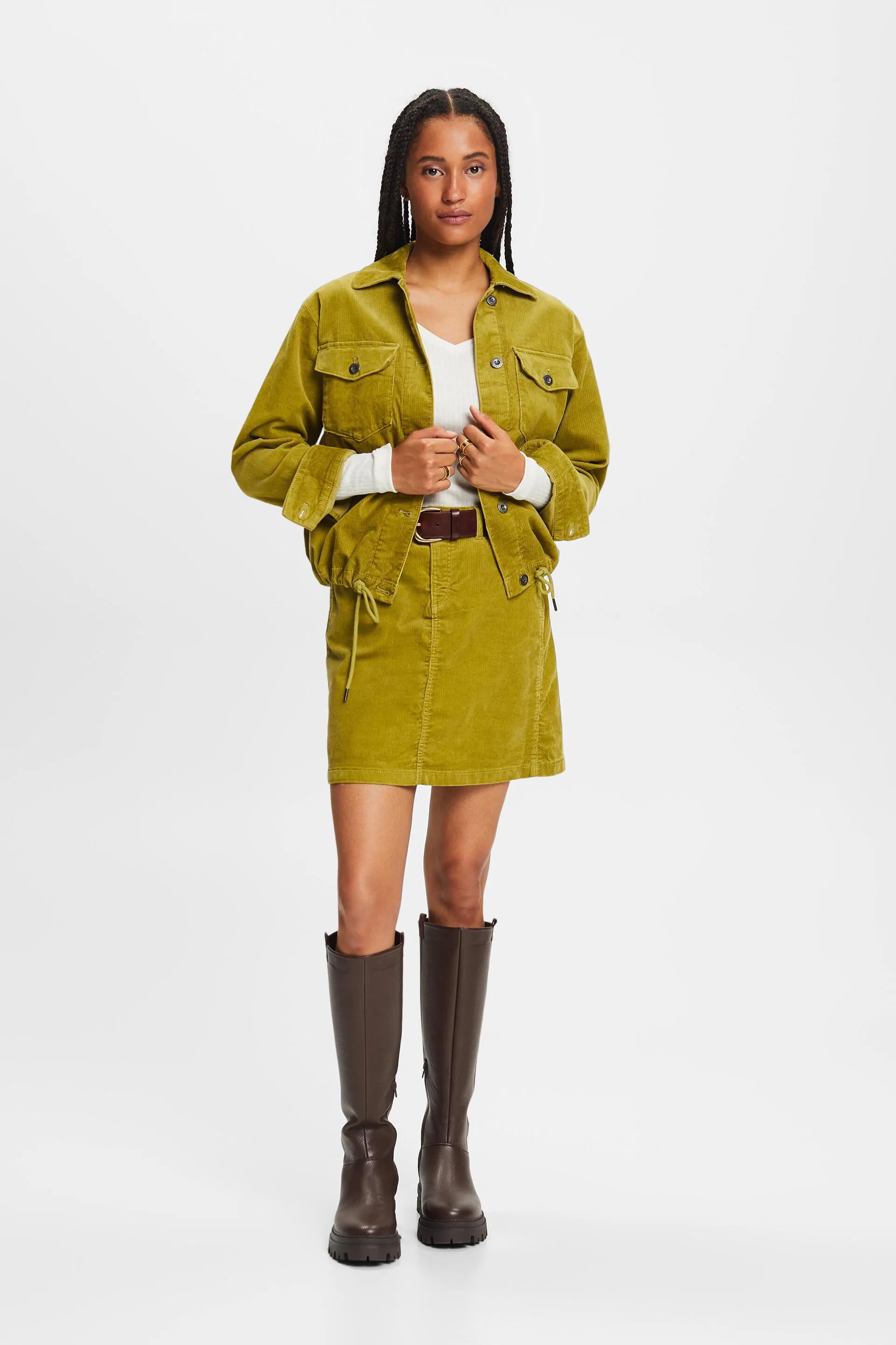 Top a pointelle con scollo a V