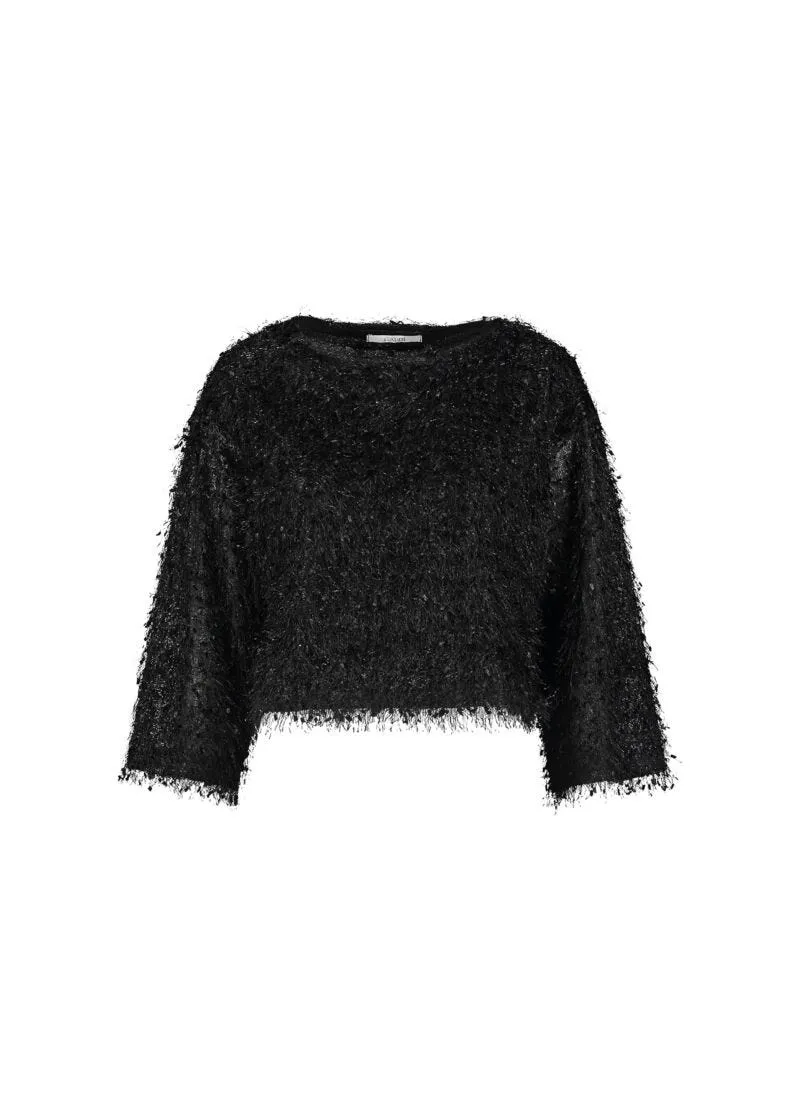 Top con piume