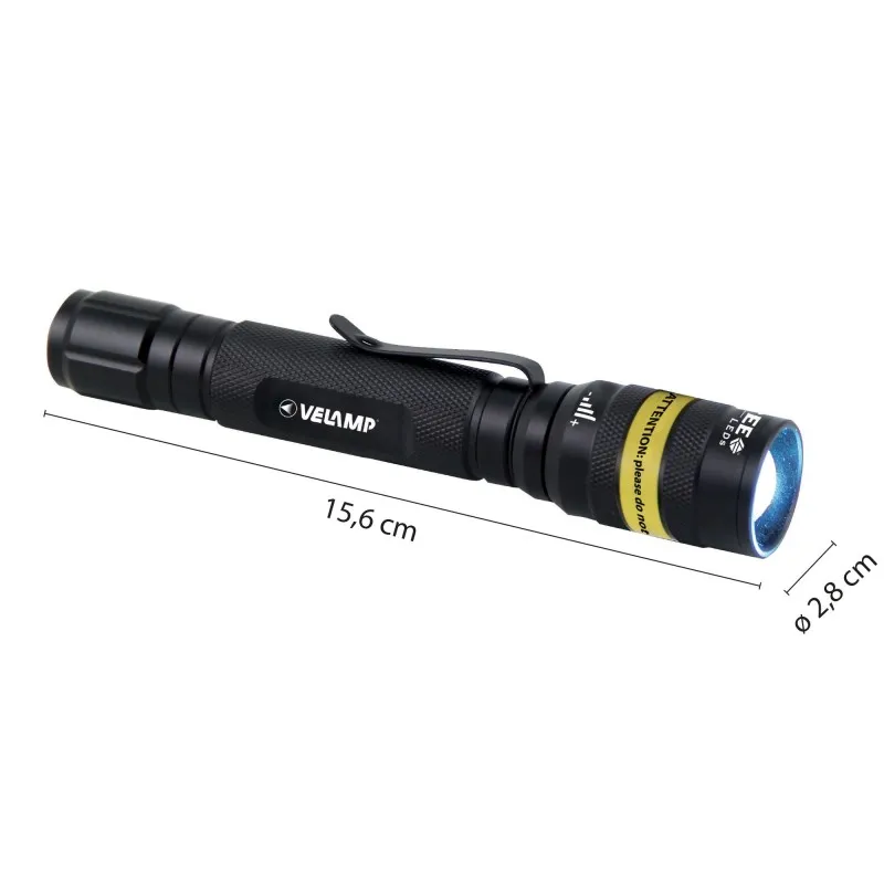 Torcia led tattica cree 3w con zoom kost