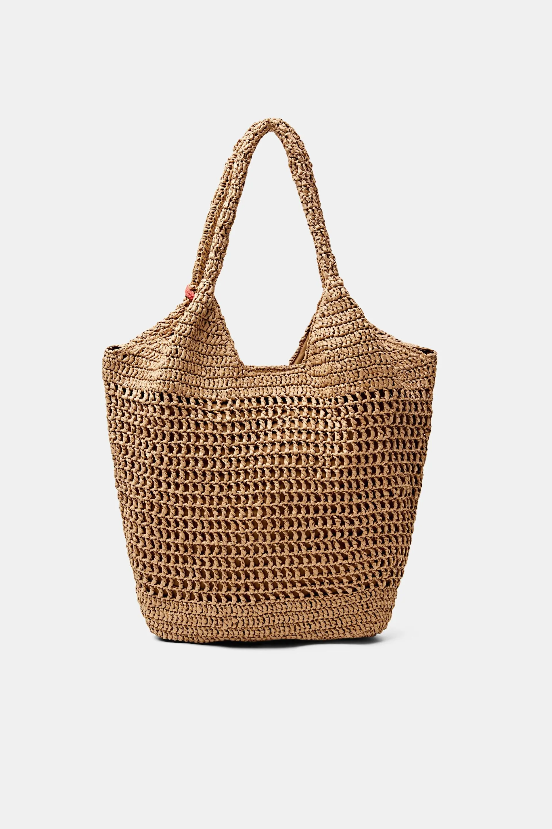 Tote bag in paglia intrecciata