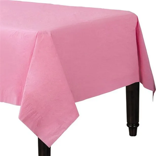 Tovaglia di carta Marisol rosa 90 x 90 cm