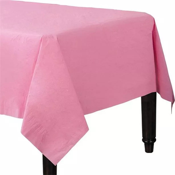 Tovaglia di carta Marisol rosa 90 x 90 cm