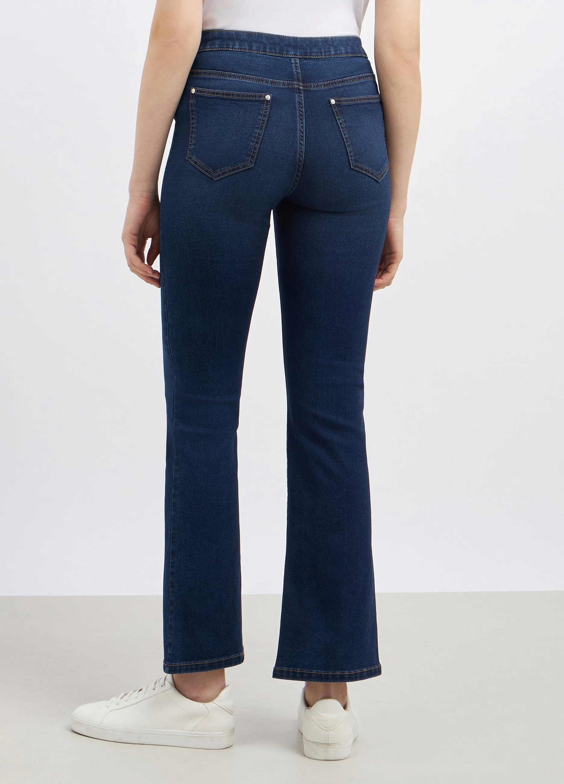 Treggings in cotone stretch flare fit donna