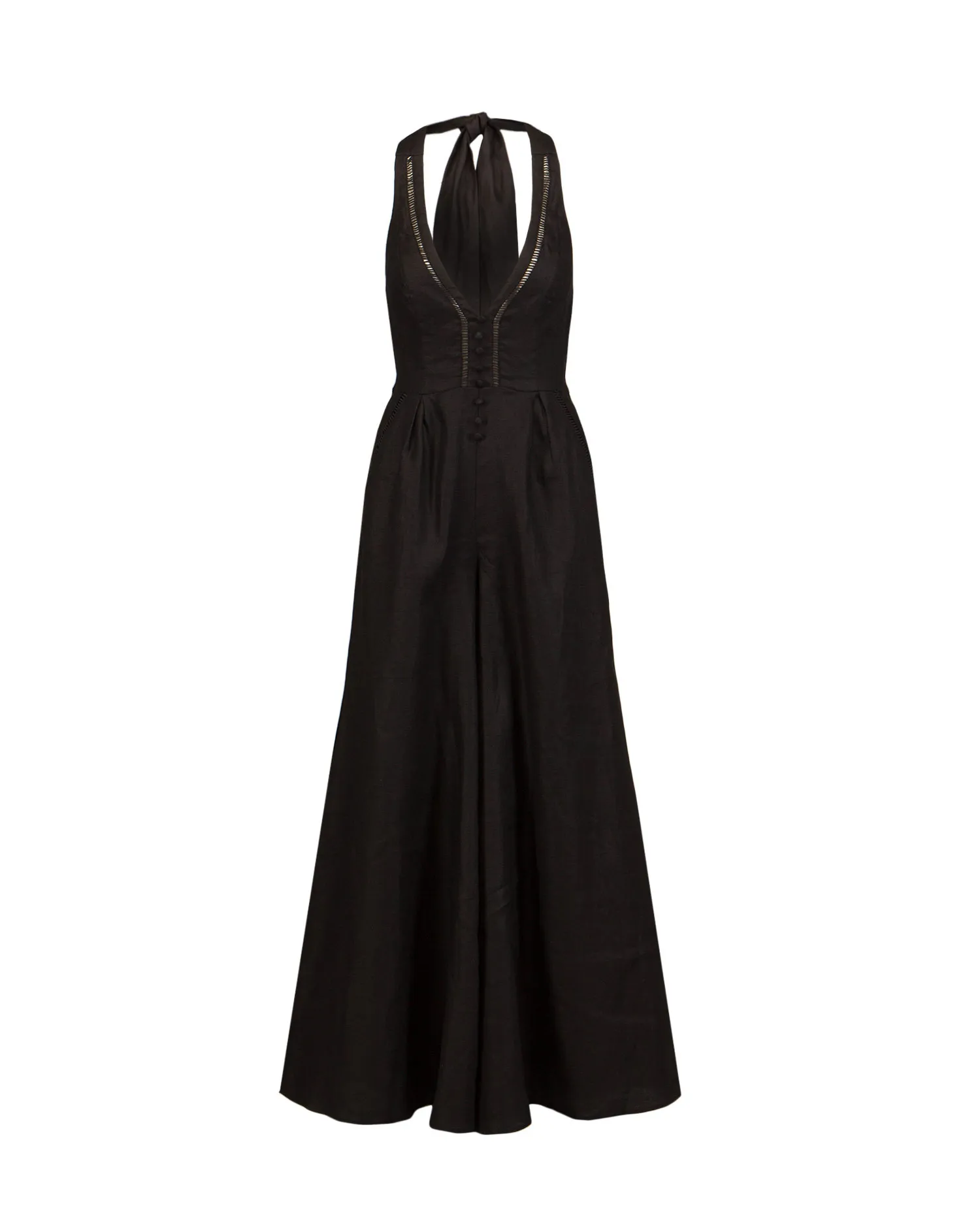 Tuta di lino Joslin Charlotte JOS221332-black