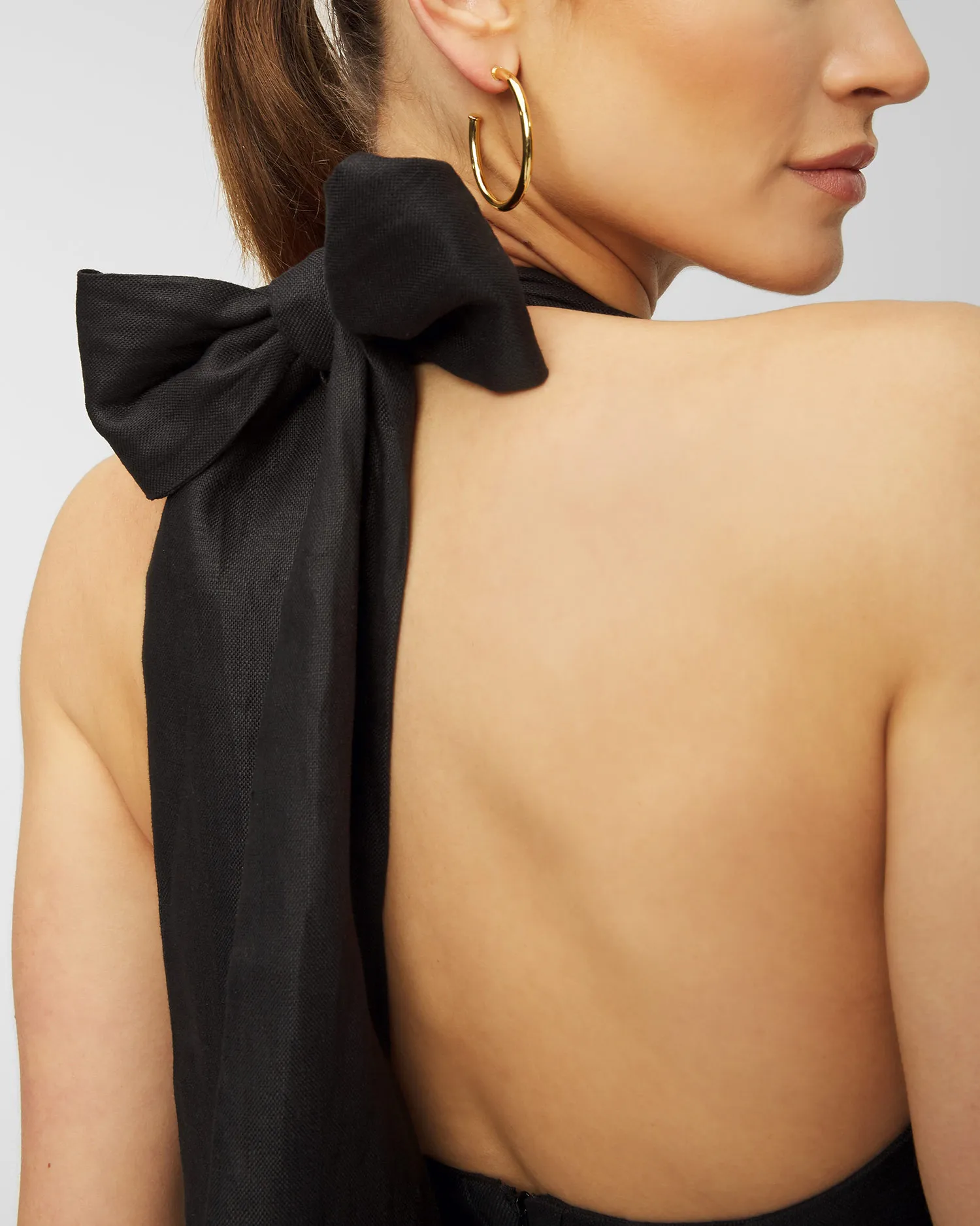 Tuta di lino Joslin Charlotte JOS221332-black