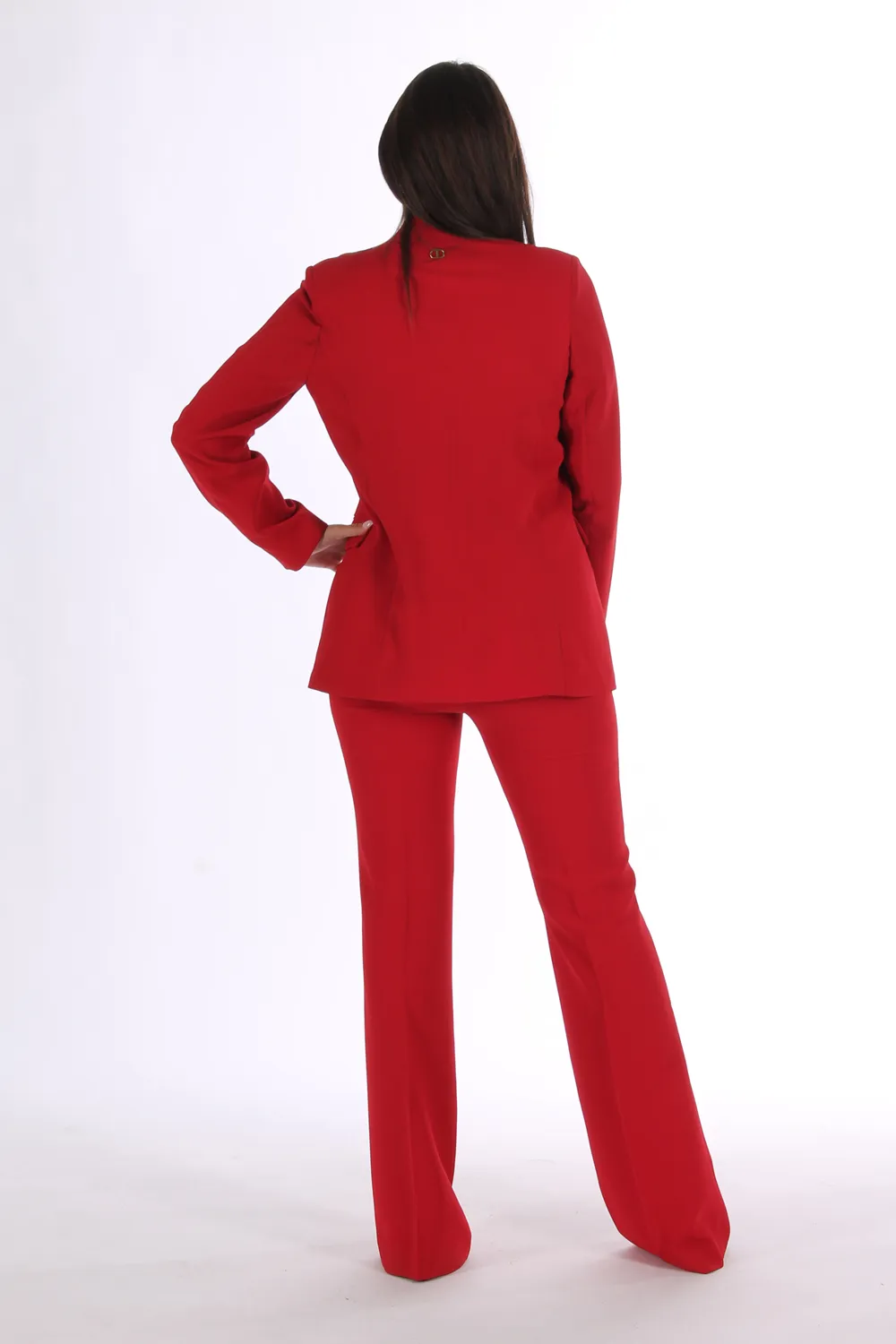 TWINSET | PANTALONI FLARE IN CADY CRÊPE - Punto Blu