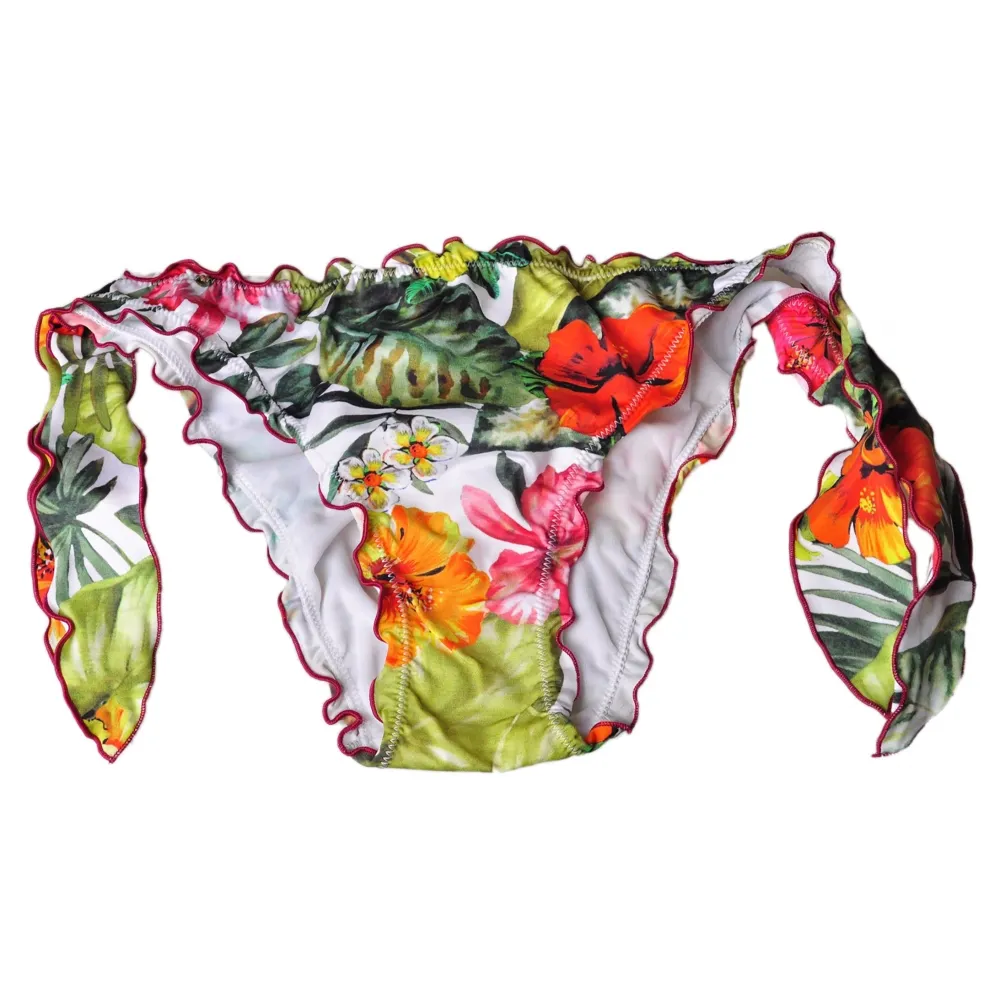 Twinset - Costume Mare a Fascia - Fantasia Floreale - Bikini - Made in Italy - Luxury Exclusive Collection
