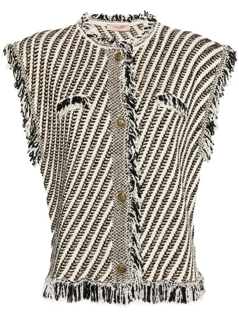 twinset Gilet a righe