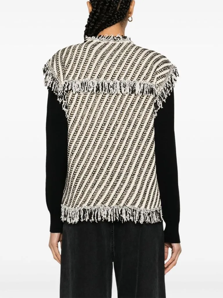 twinset Gilet a righe