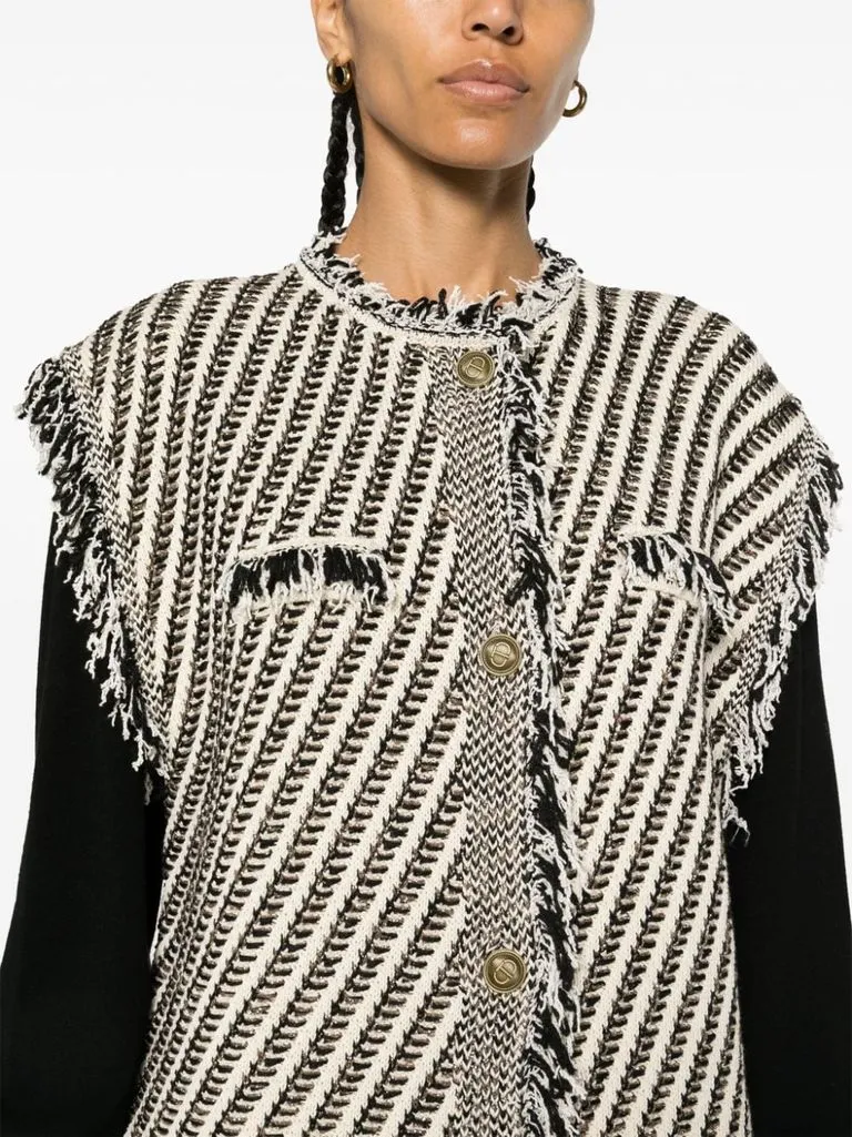 twinset Gilet a righe