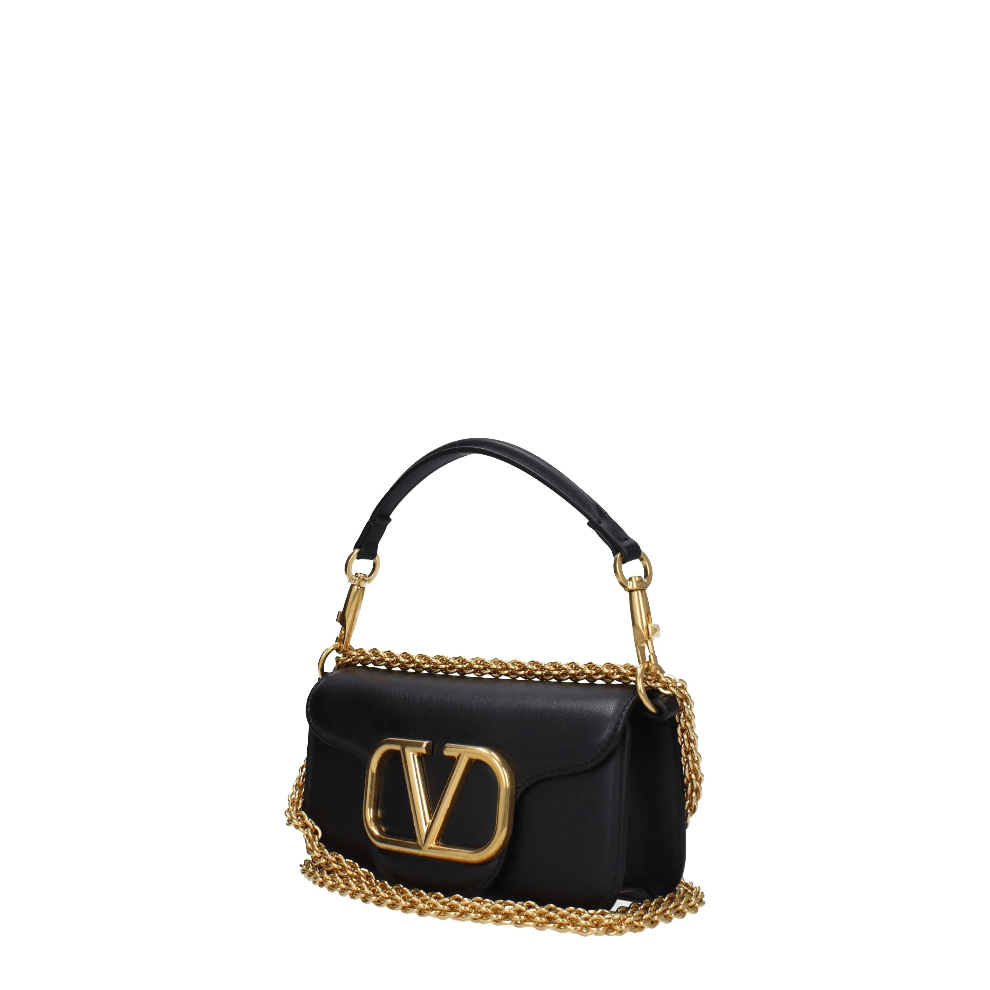 Valentino Garavani Borse a Mano Loco Donna Pelle Nero