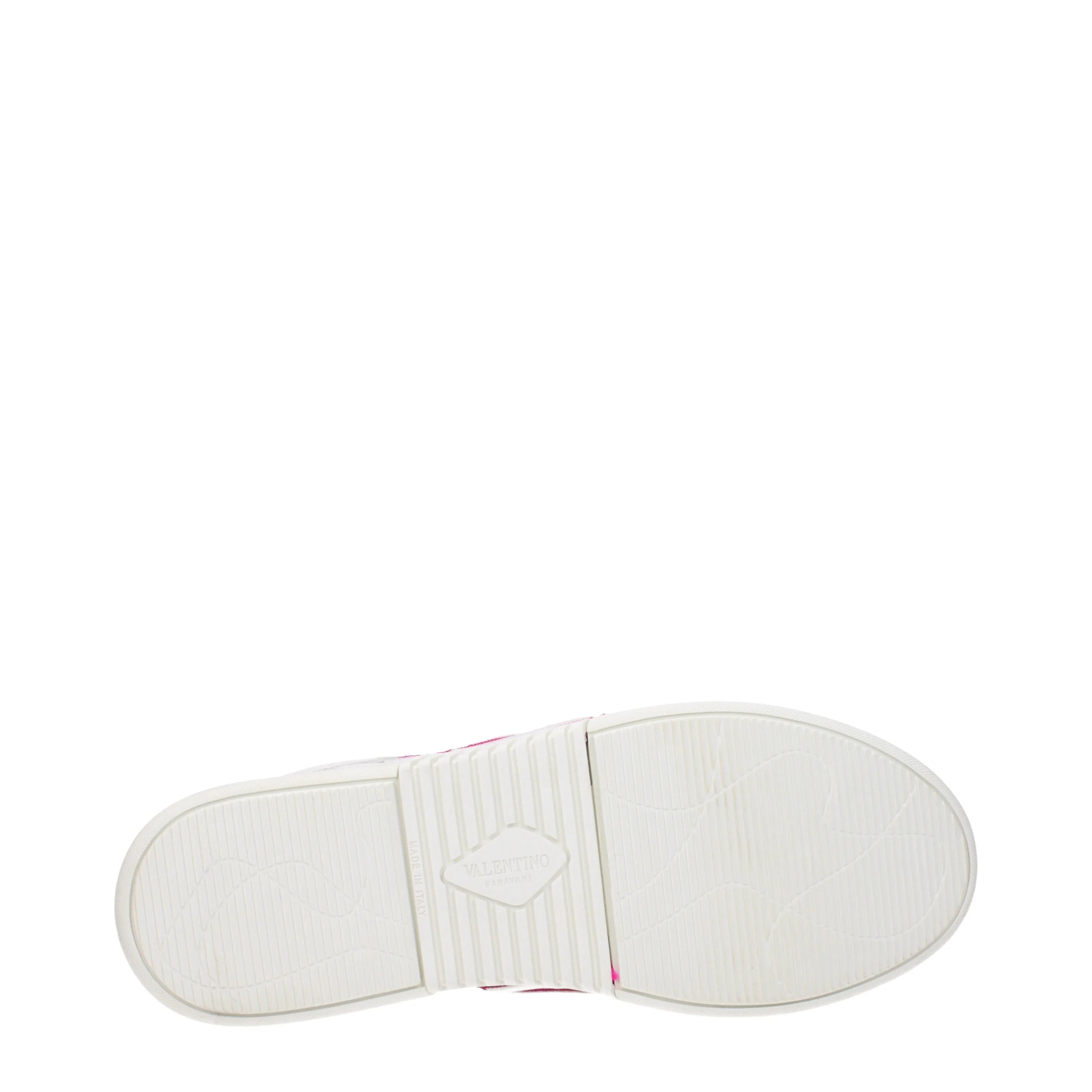 Valentino Garavani Sneakers Donna Pelle Bianco/Ultra Pink