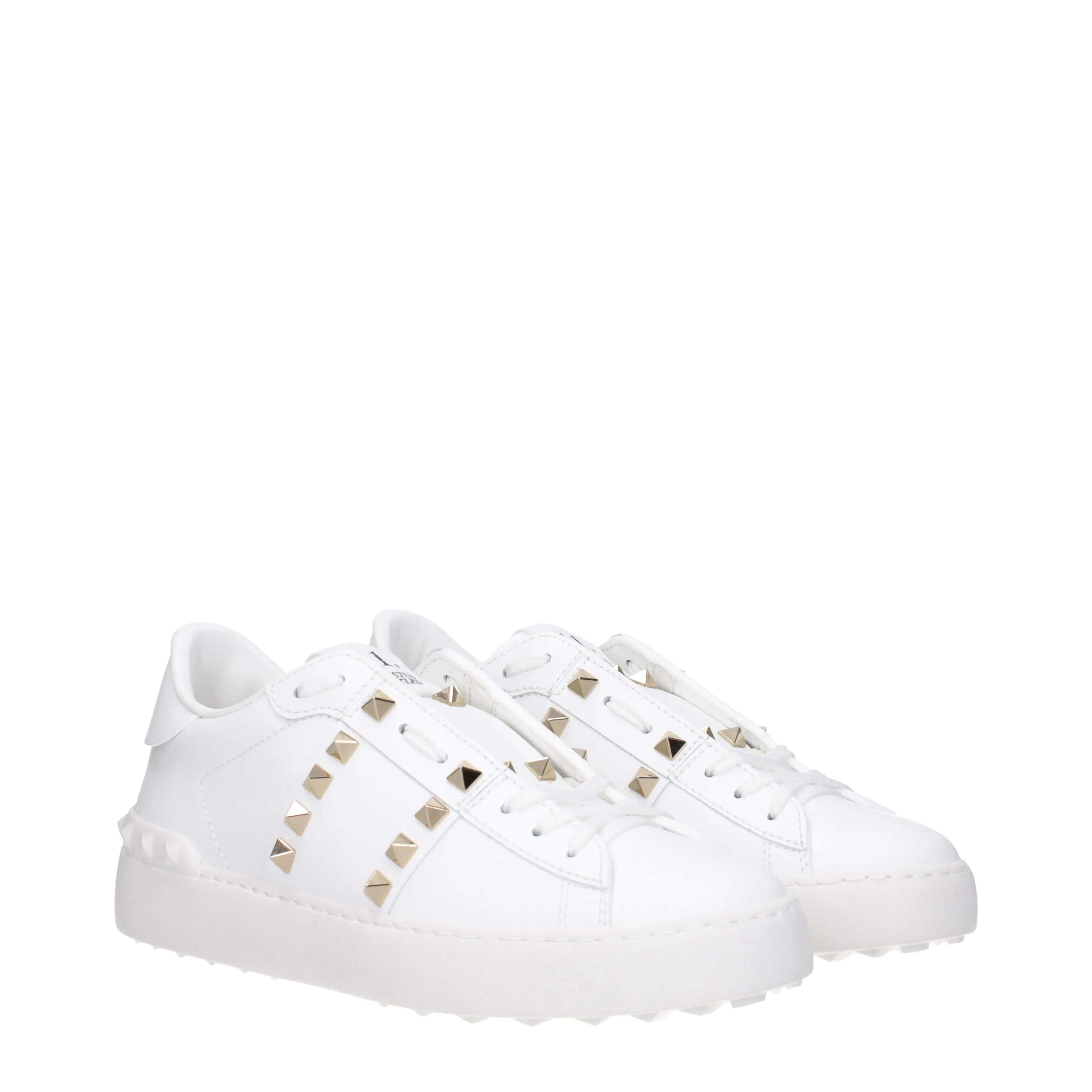 Valentino Garavani Sneakers Rockstud Donna Pelle Bianco