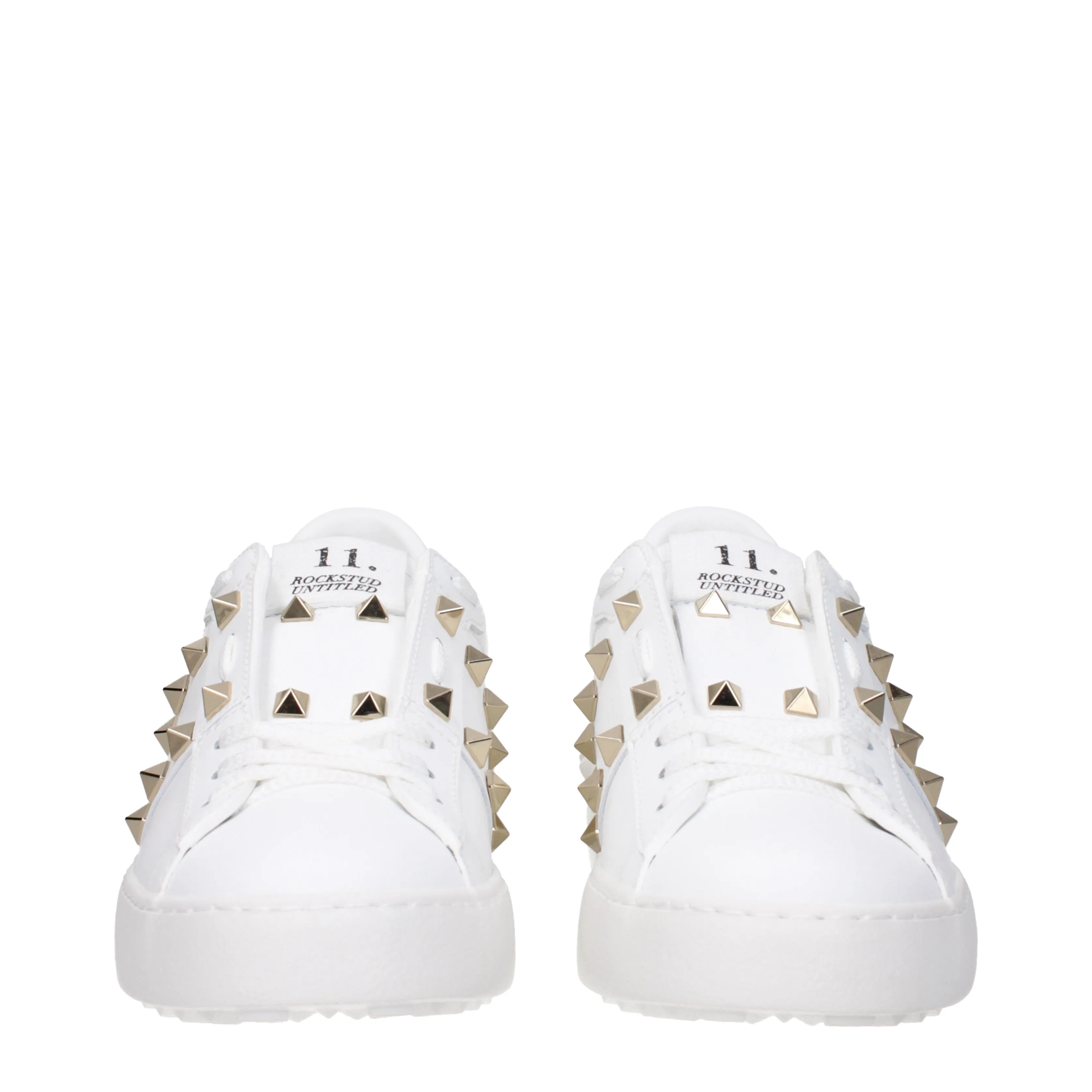 Valentino Garavani Sneakers Rockstud Donna Pelle Bianco