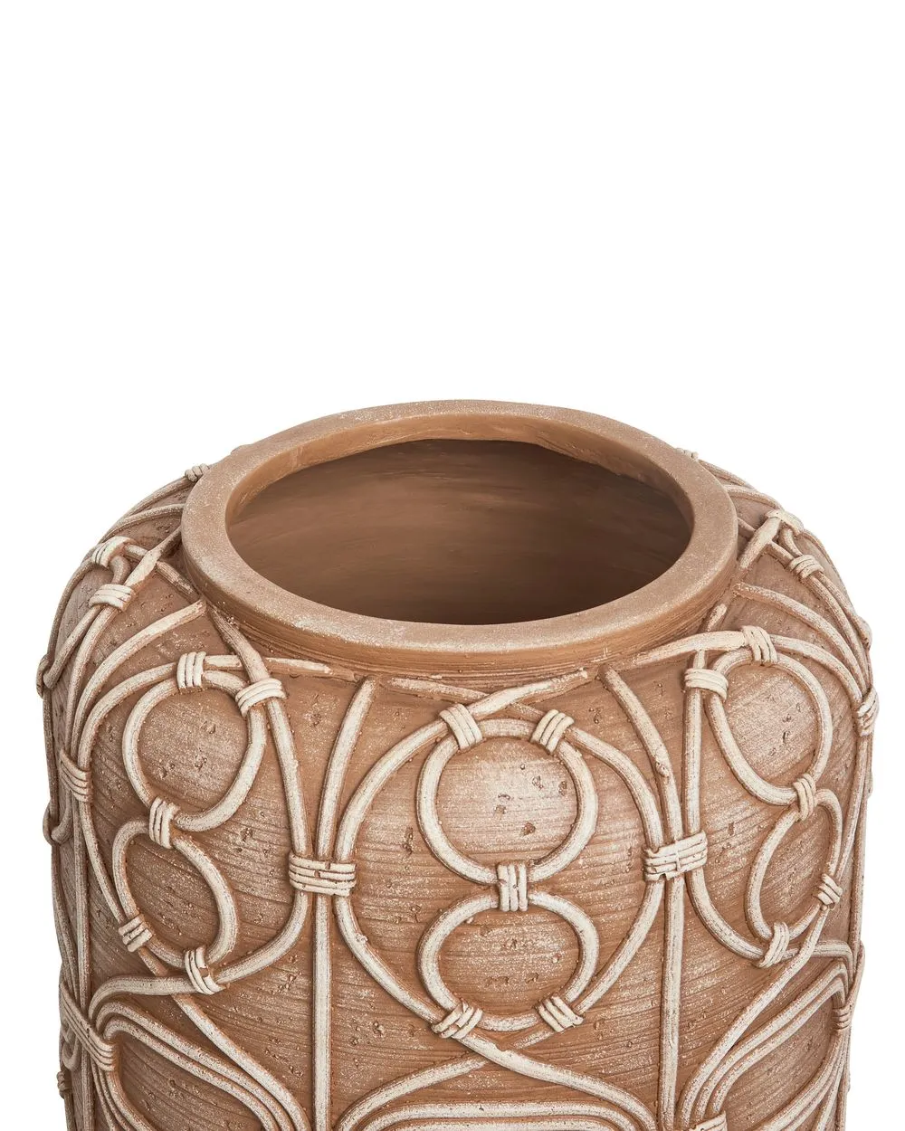 Vaso per piante PALAMAS Ceramica 26 cm Marrone chiaro