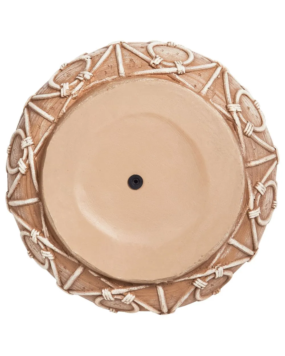 Vaso per piante PALAMAS Ceramica 26 cm Marrone chiaro