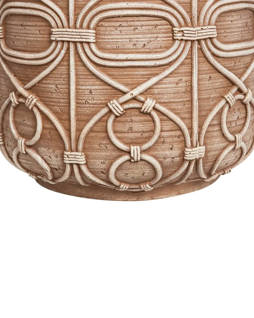 Vaso per piante PALAMAS Ceramica 26 cm Marrone chiaro