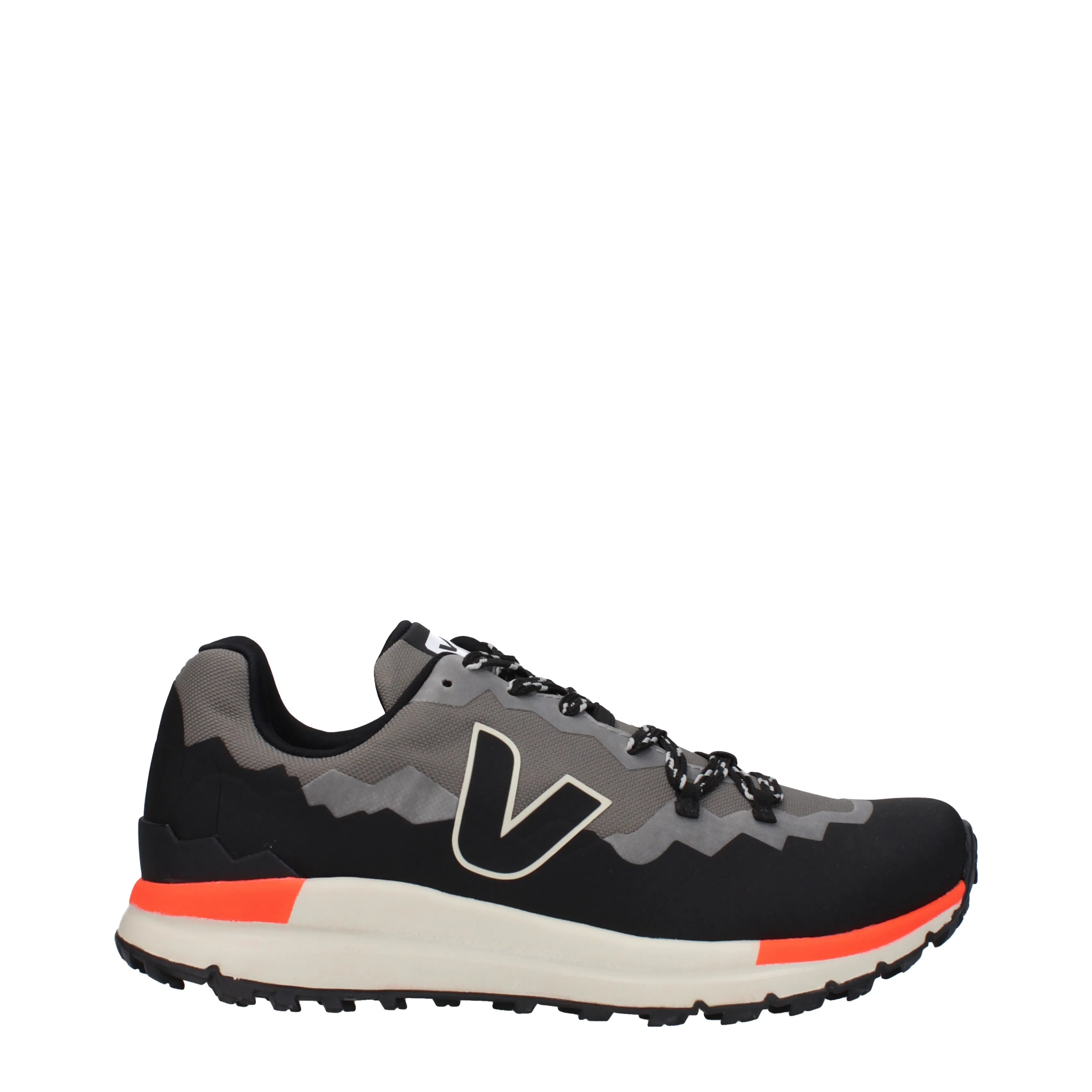 Veja Sneakers Fitz Uomo Tessuto Grigio/Nero