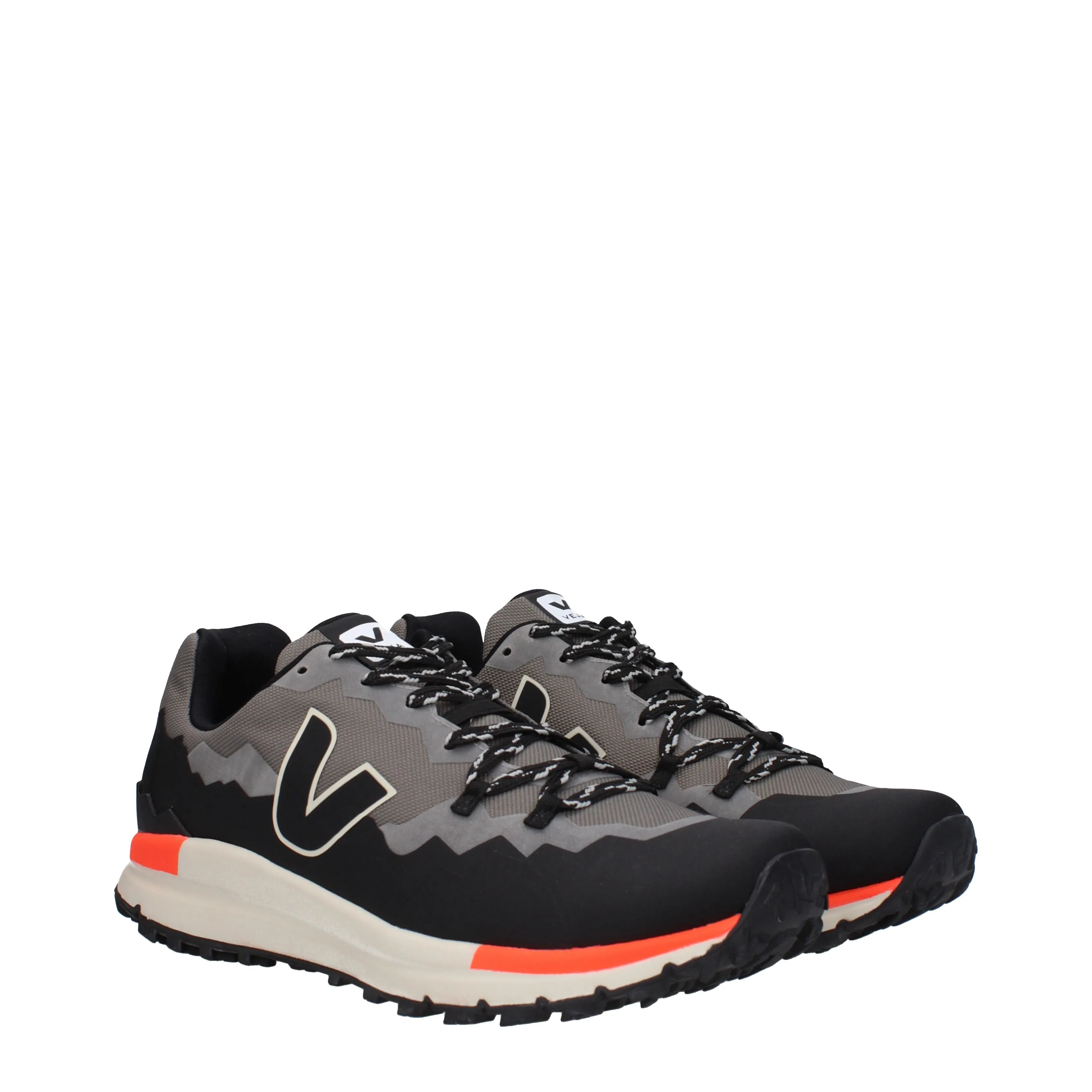 Veja Sneakers Fitz Uomo Tessuto Grigio/Nero