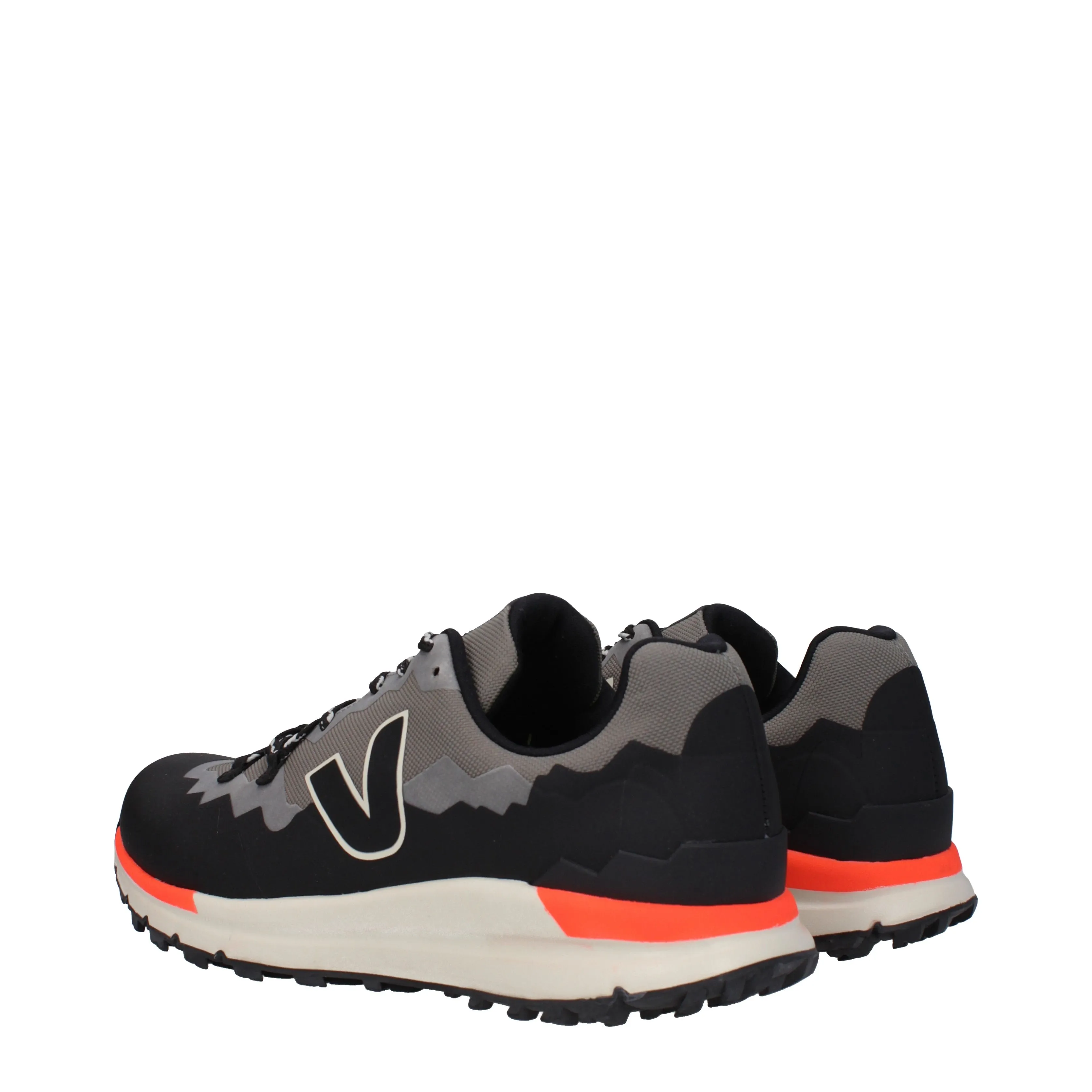 Veja Sneakers Fitz Uomo Tessuto Grigio/Nero