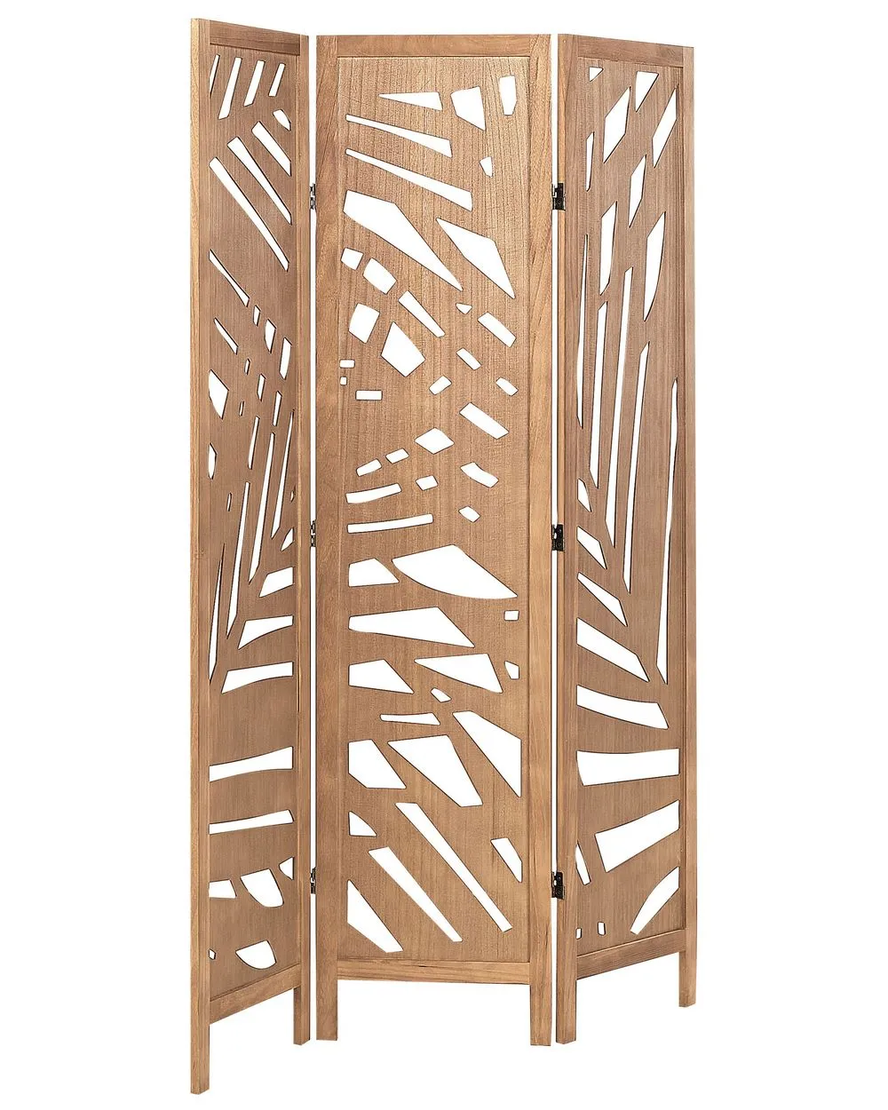 VERNAGO 3 Panel Room Divider 170 cm 122 cm Light Brown