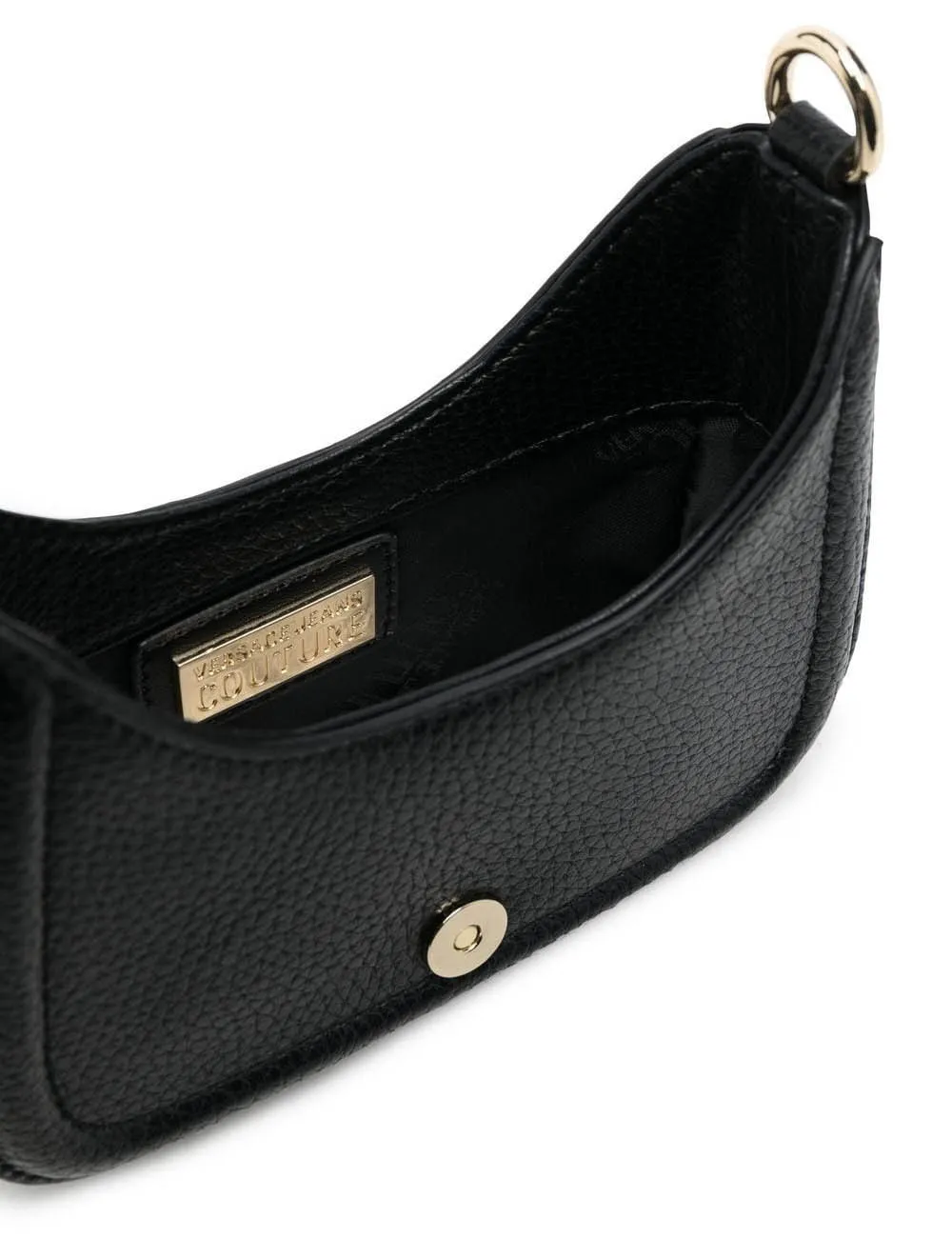 Versace Jeans Couture     Borsa a tracolla con fibbia Barocco Nero