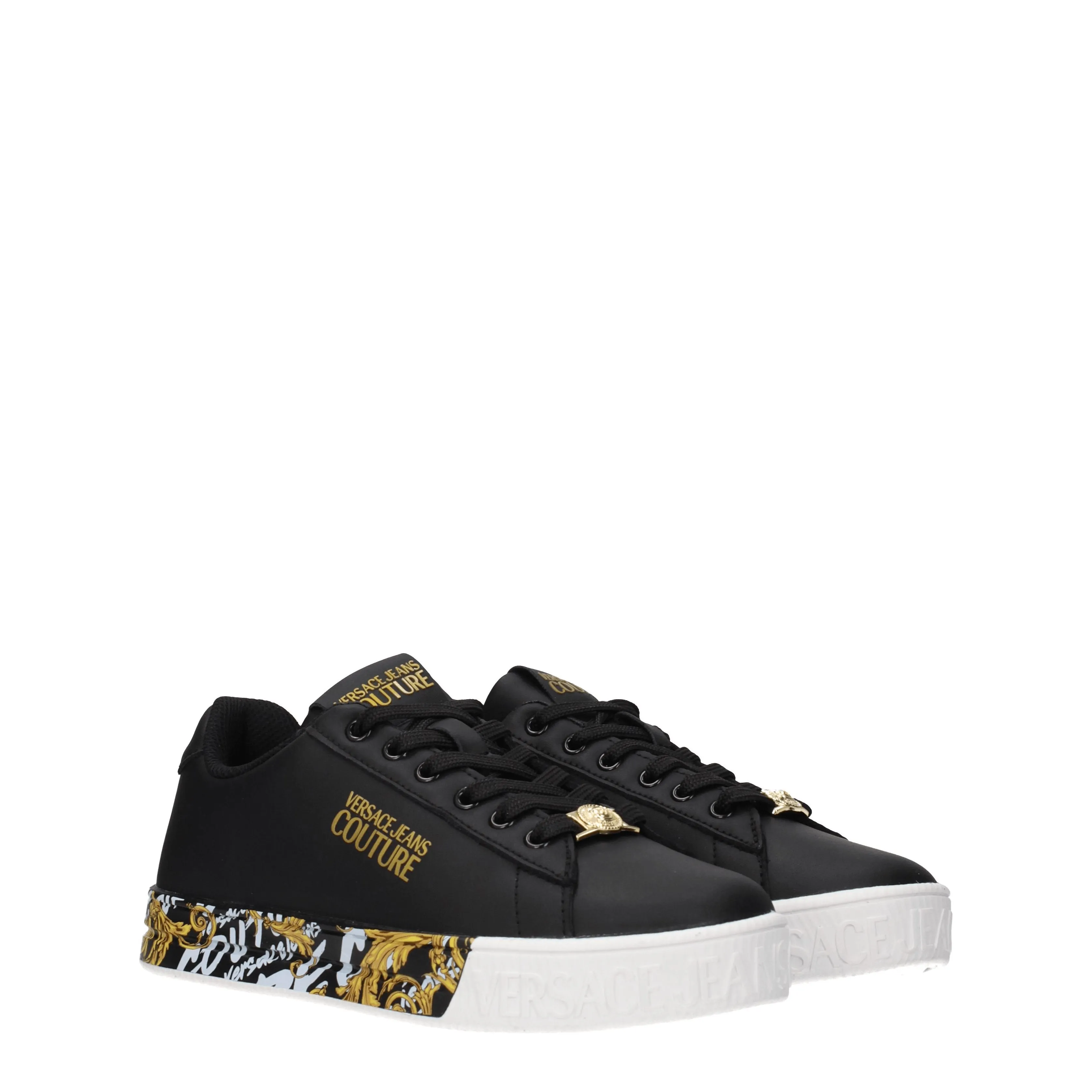 Versace Jeans Sneakers Couture Donna Pelle Nero