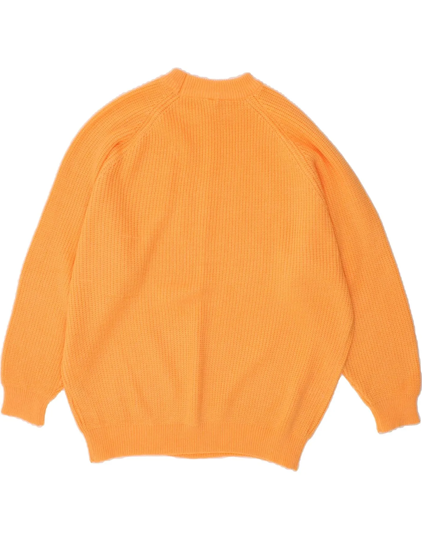 VINTAGE Womens Crew Neck Jumper Sweater UK 22/24 3XL Orange
