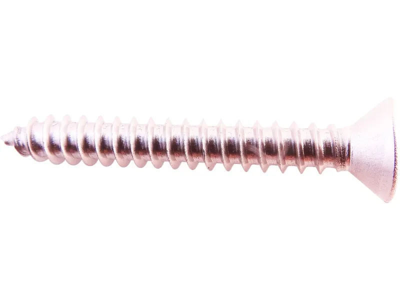 Vite autofilettante DIN 7982 in acciaio inox 4,2 mm x 16 mm 20 pz