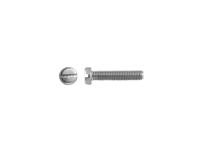Vite ferro testa cilindrica impronta a taglio din 84 inox mm 4x20 pz15
