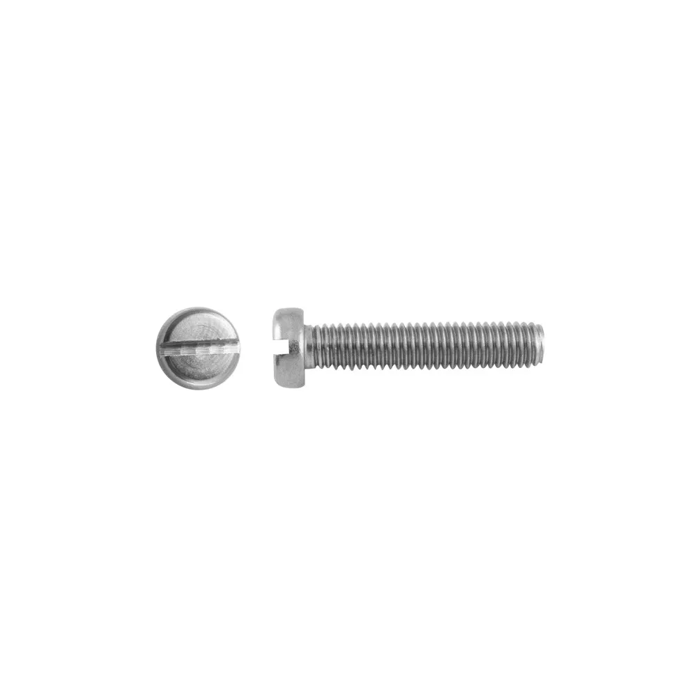 Vite ferro testa cilindrica impronta a taglio din 84 inox mm 4x20 pz15