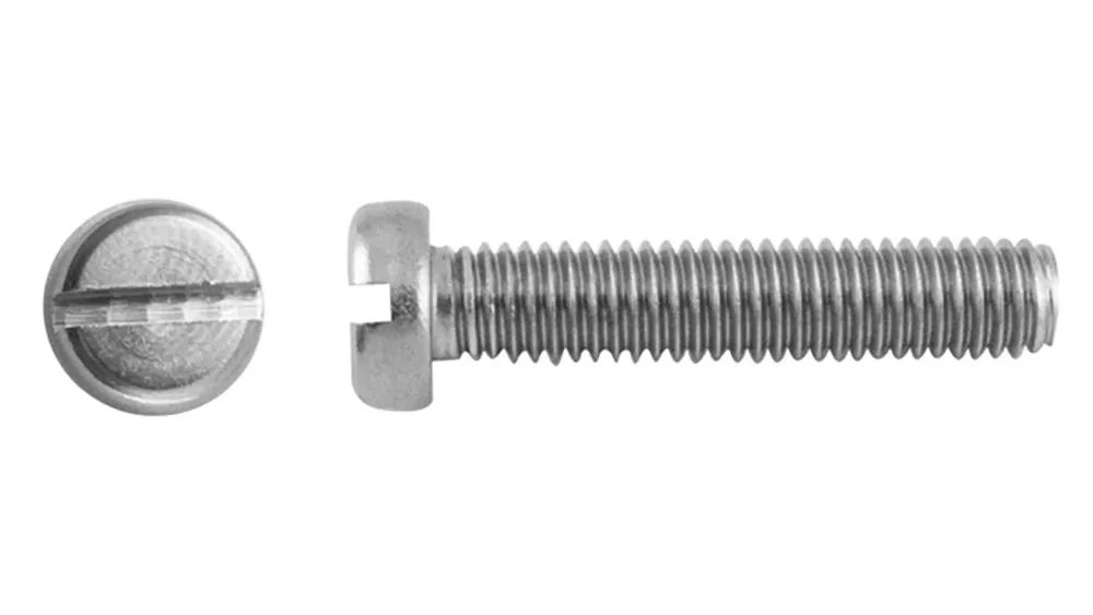 Vite ferro testa cilindrica impronta a taglio din 84 inox mm 4x20 pz15