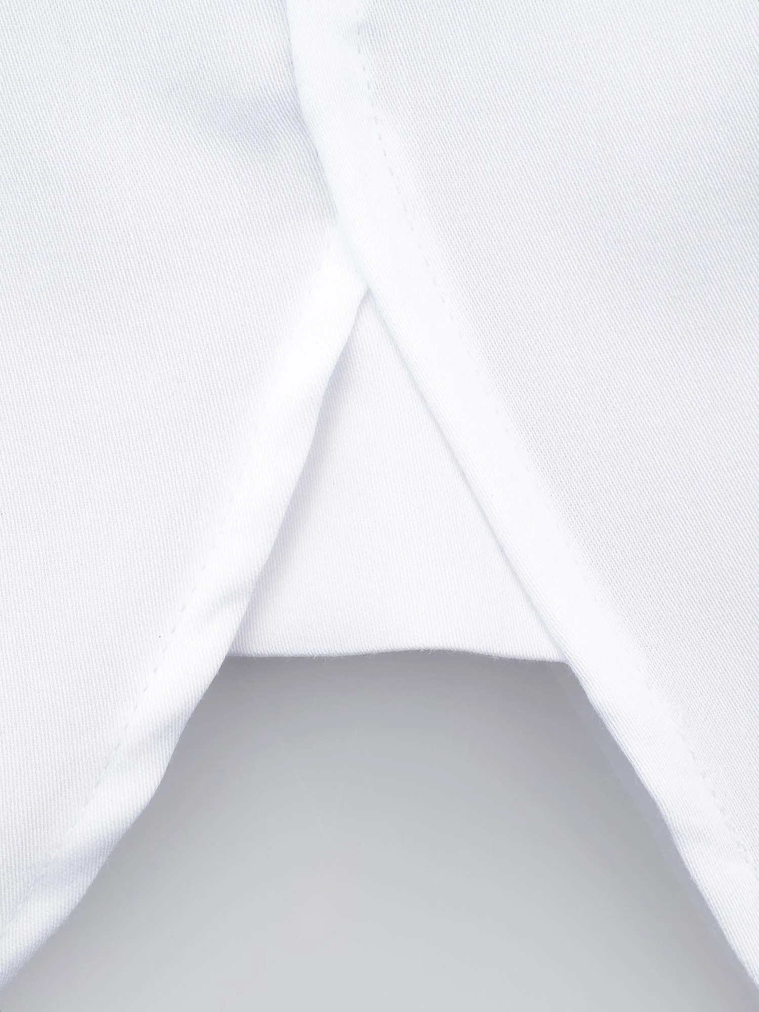 White formal shirt for men with classic collar